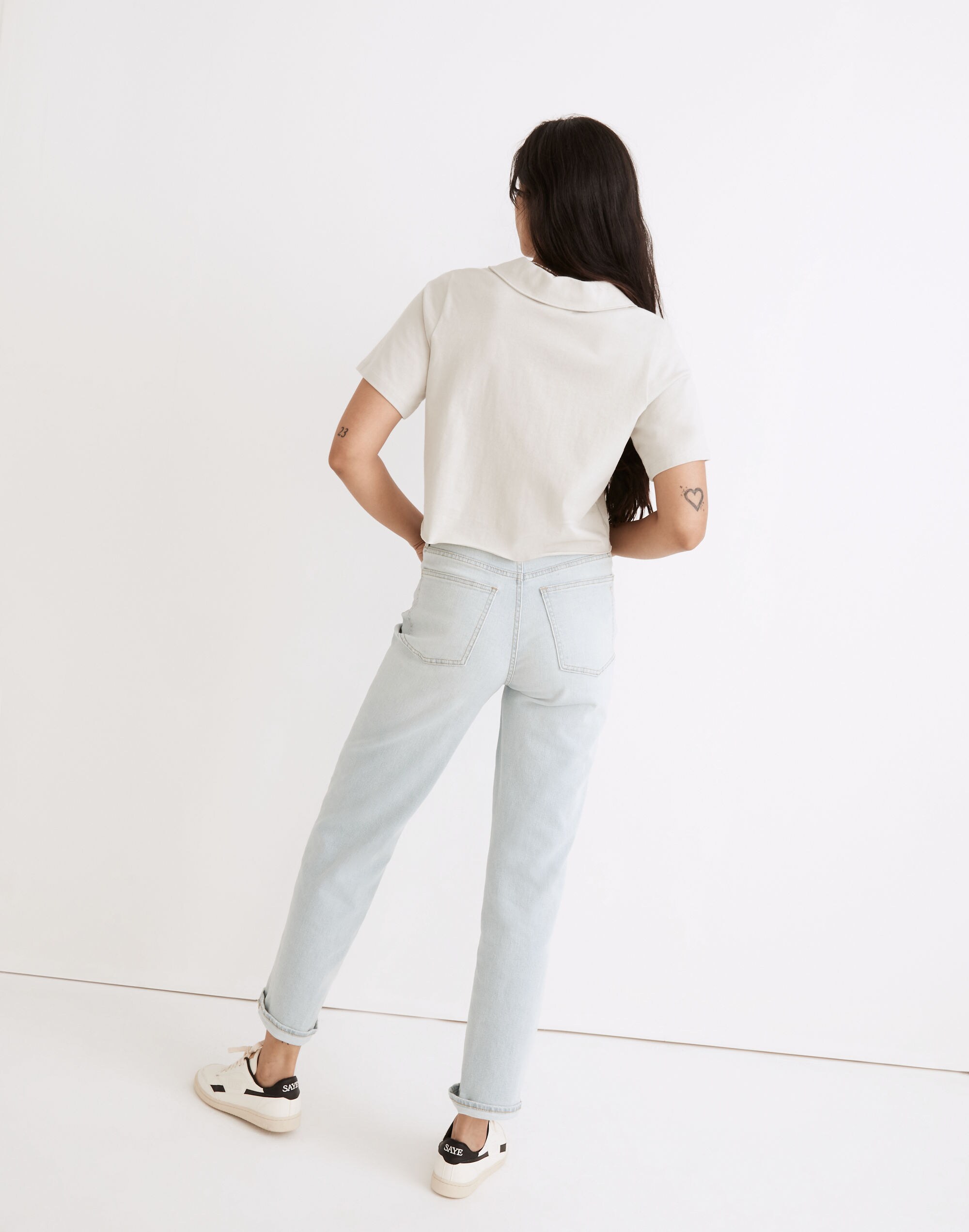 Rivet & Thread Polo Crop Tee | Madewell