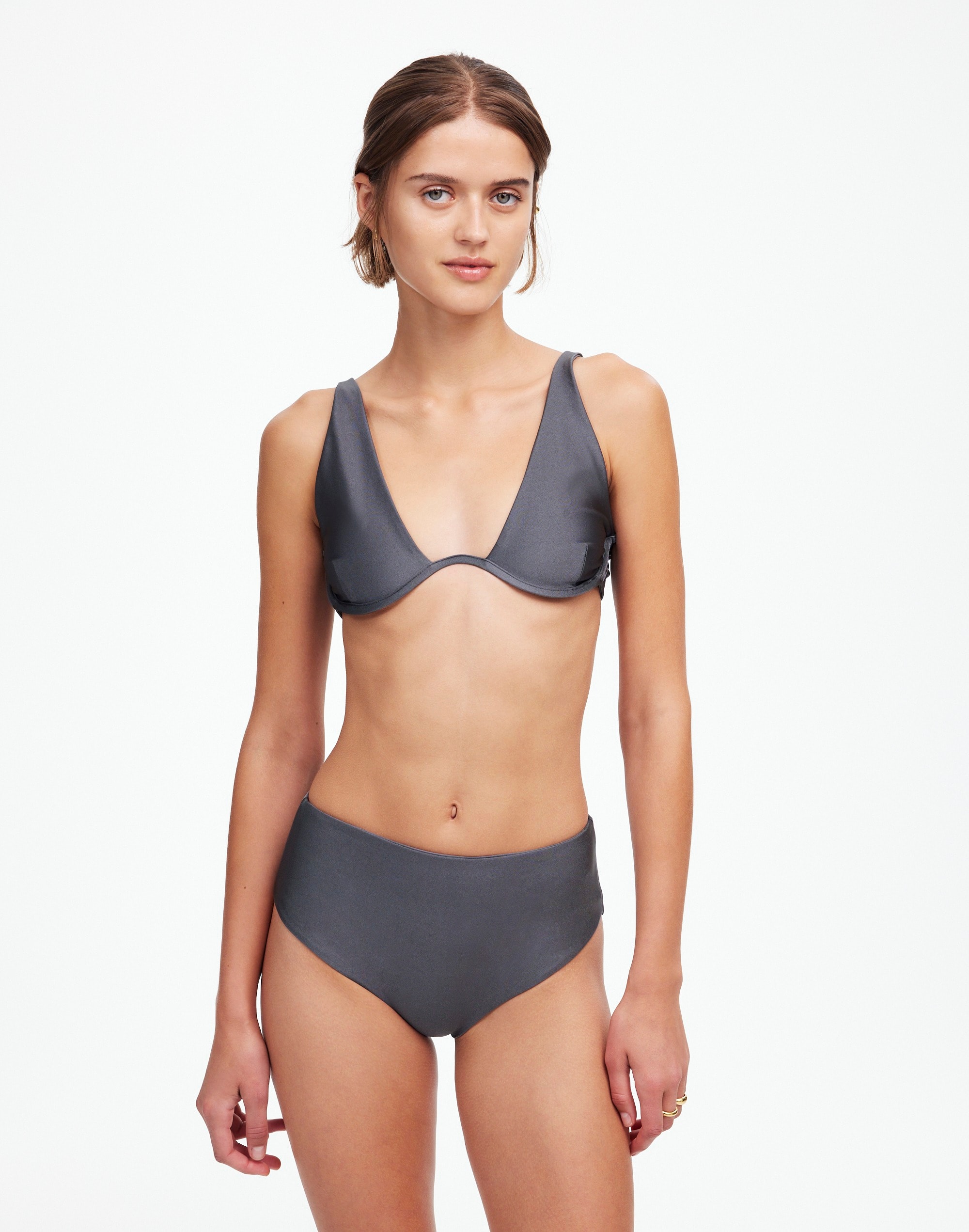 Jade Swim® Bound High-Waist Bikini Bottom | Madewell