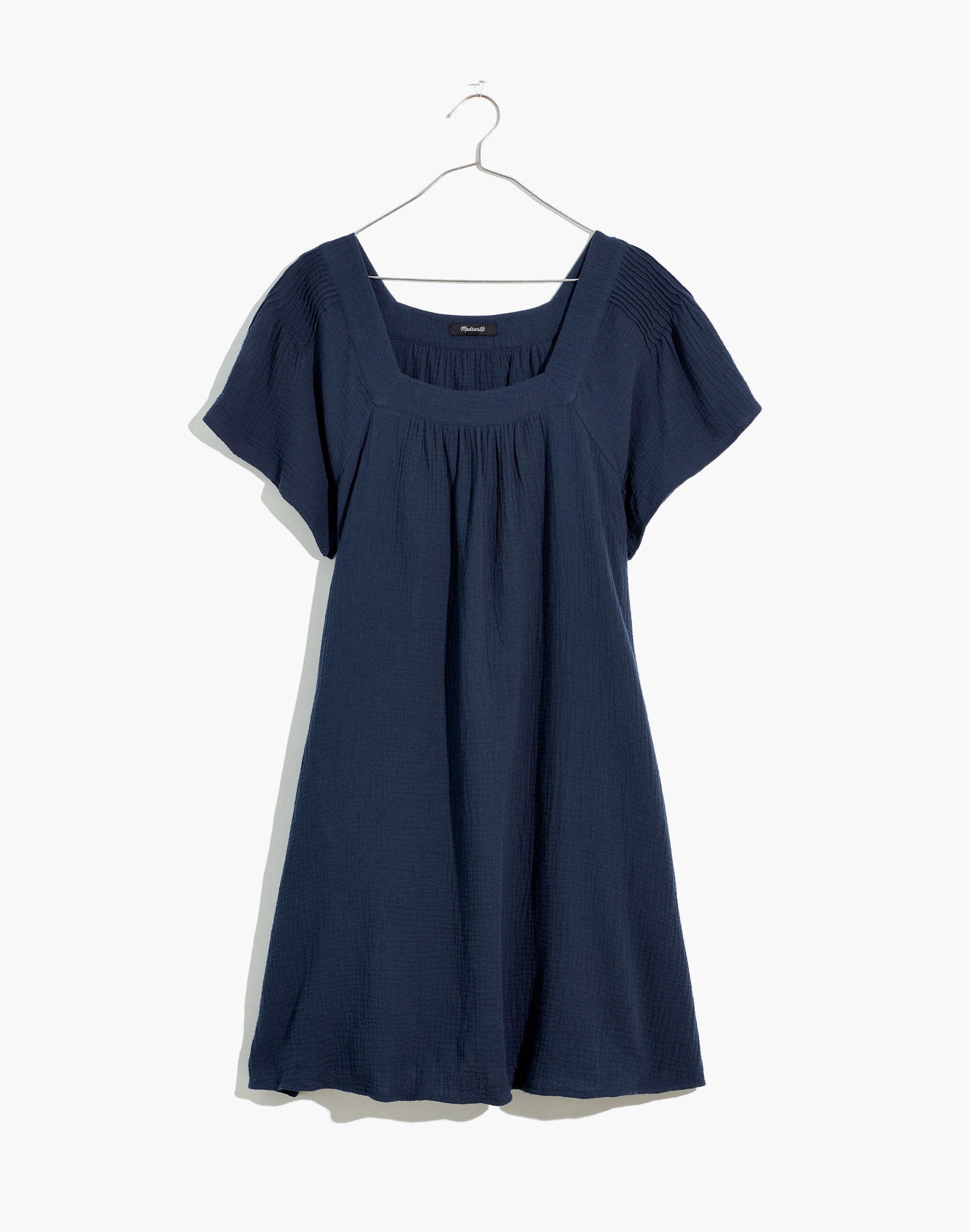 Lightspun Butterfly Square-Neck Mini Dress | Madewell