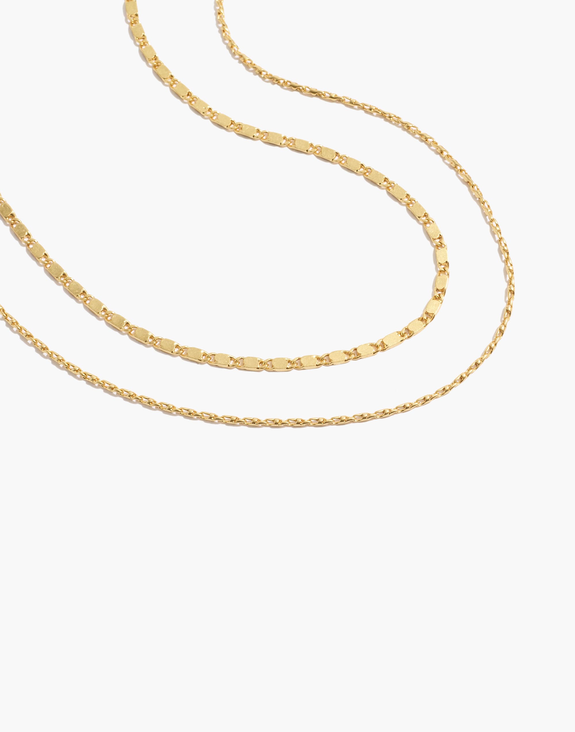 Two-Piece Chain Necklace Set | Madewell