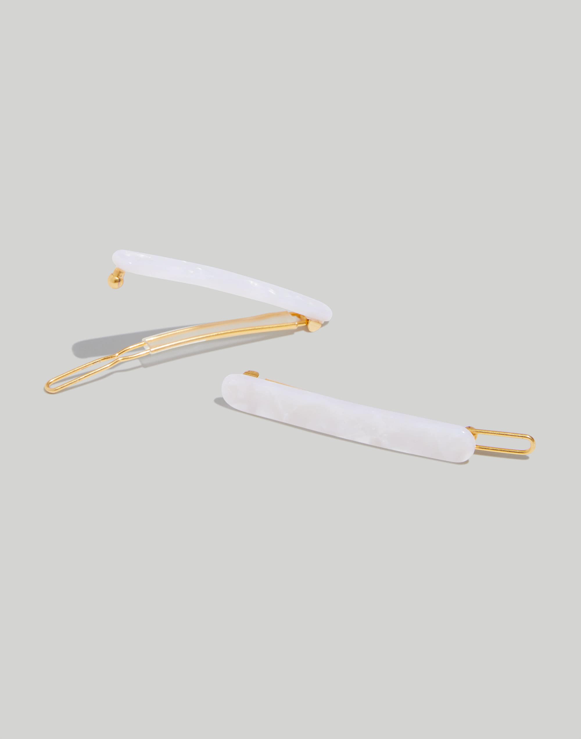 Two-Pack Acetate Hair Slides | Madewell