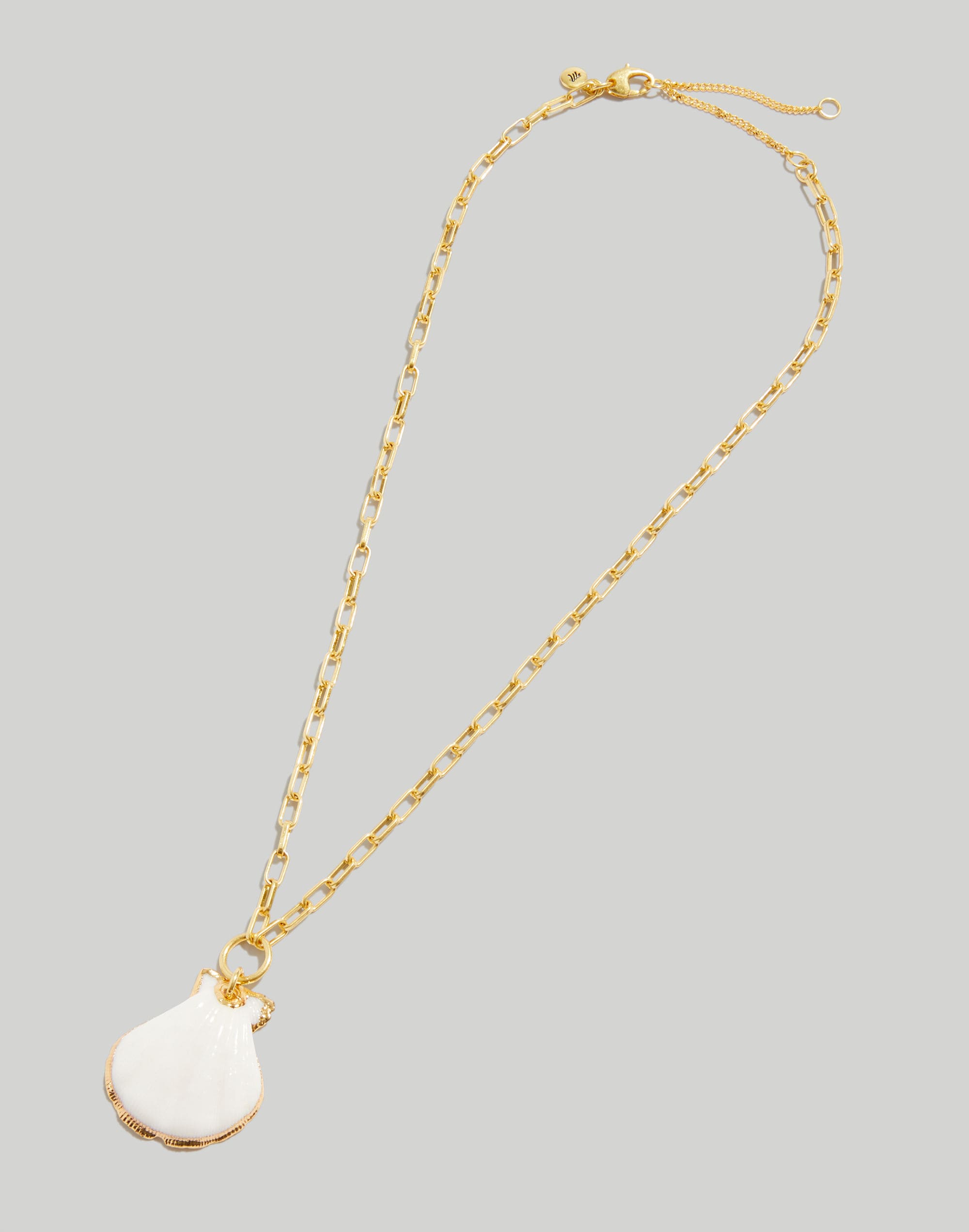 Gold-Plated Shell Pendant Necklace | Madewell