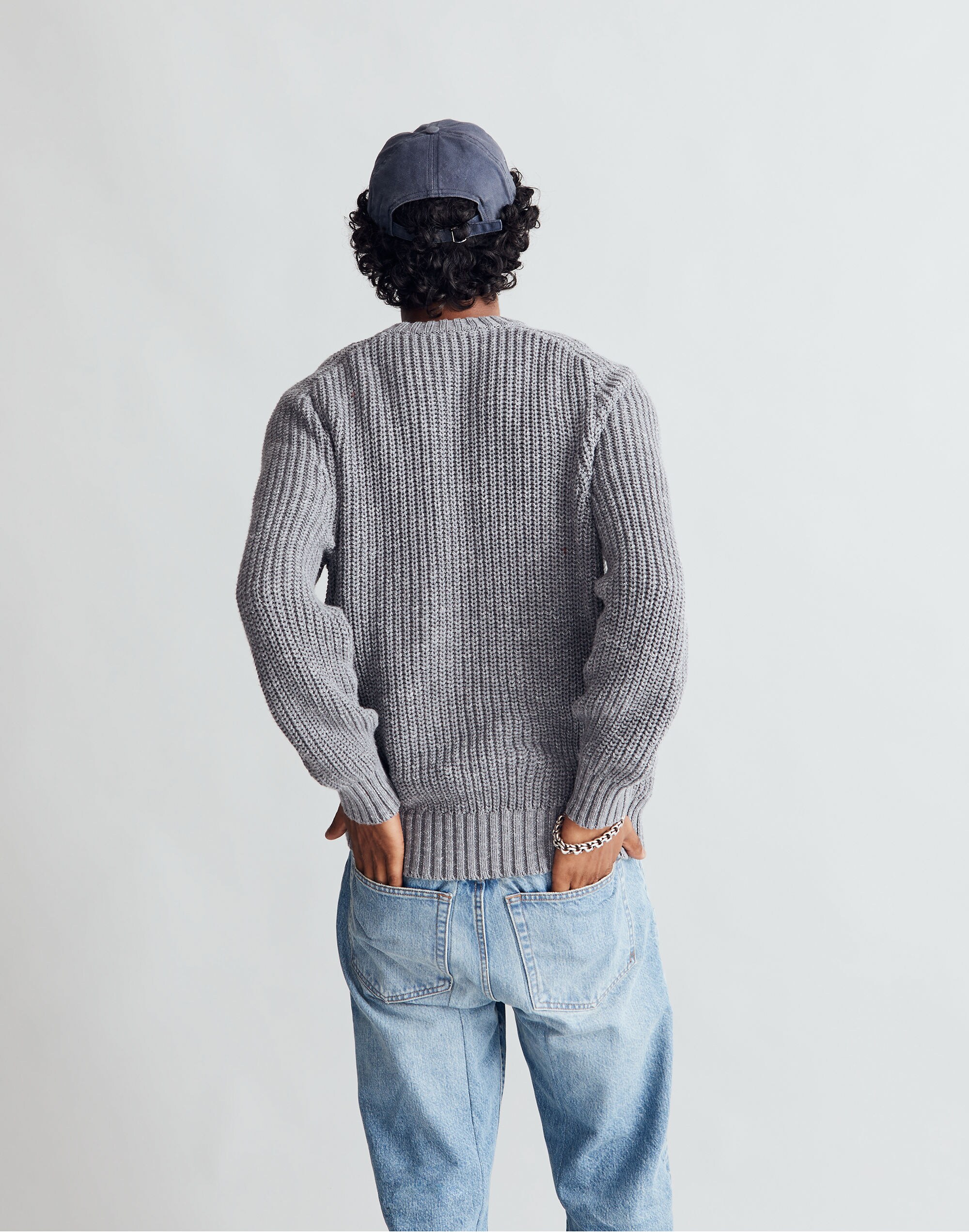 Oversized Fisherman Sweater | Madewell