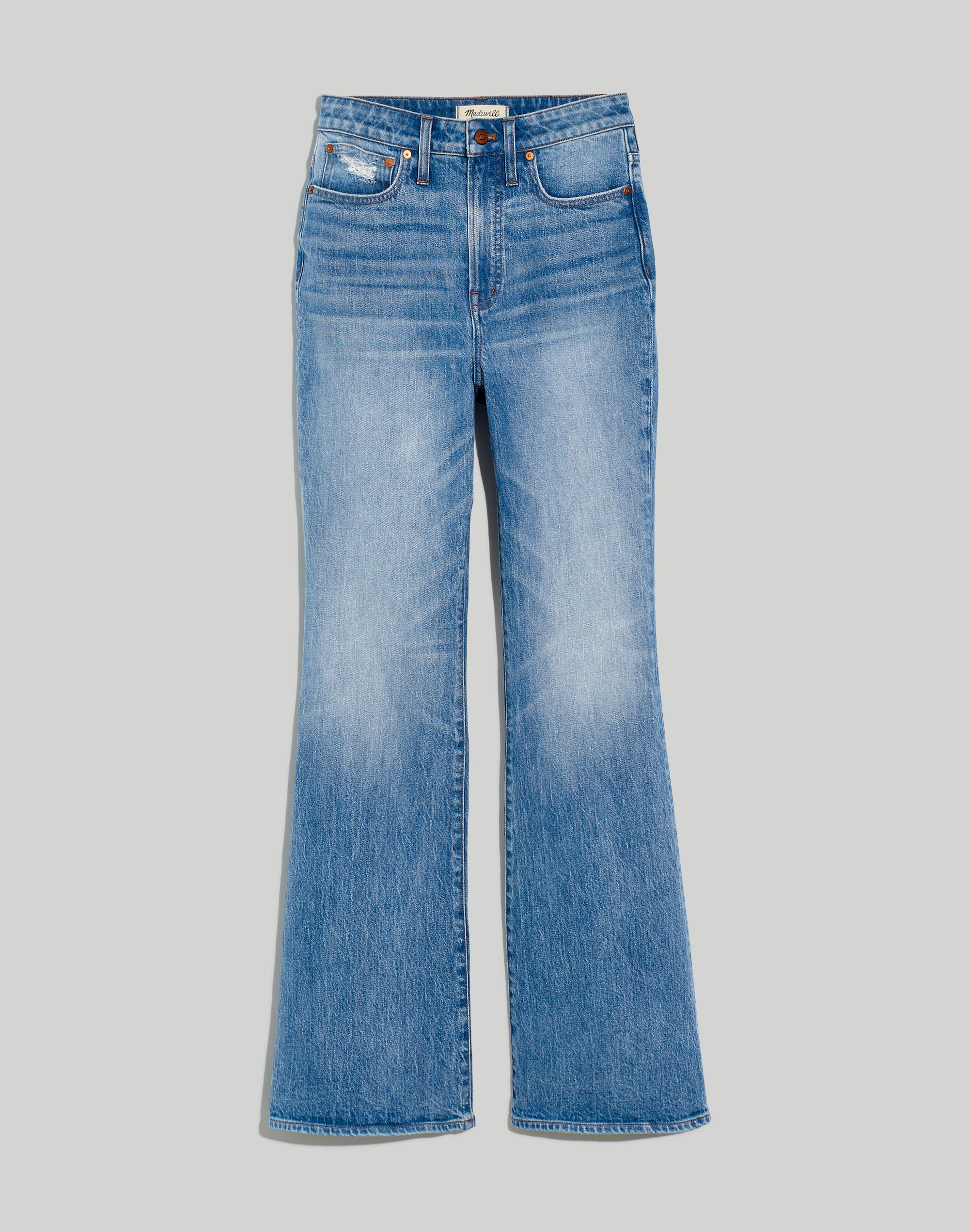 The Petite Curvy Perfect Vintage Flare Jean in Delavan Wash | Madewell