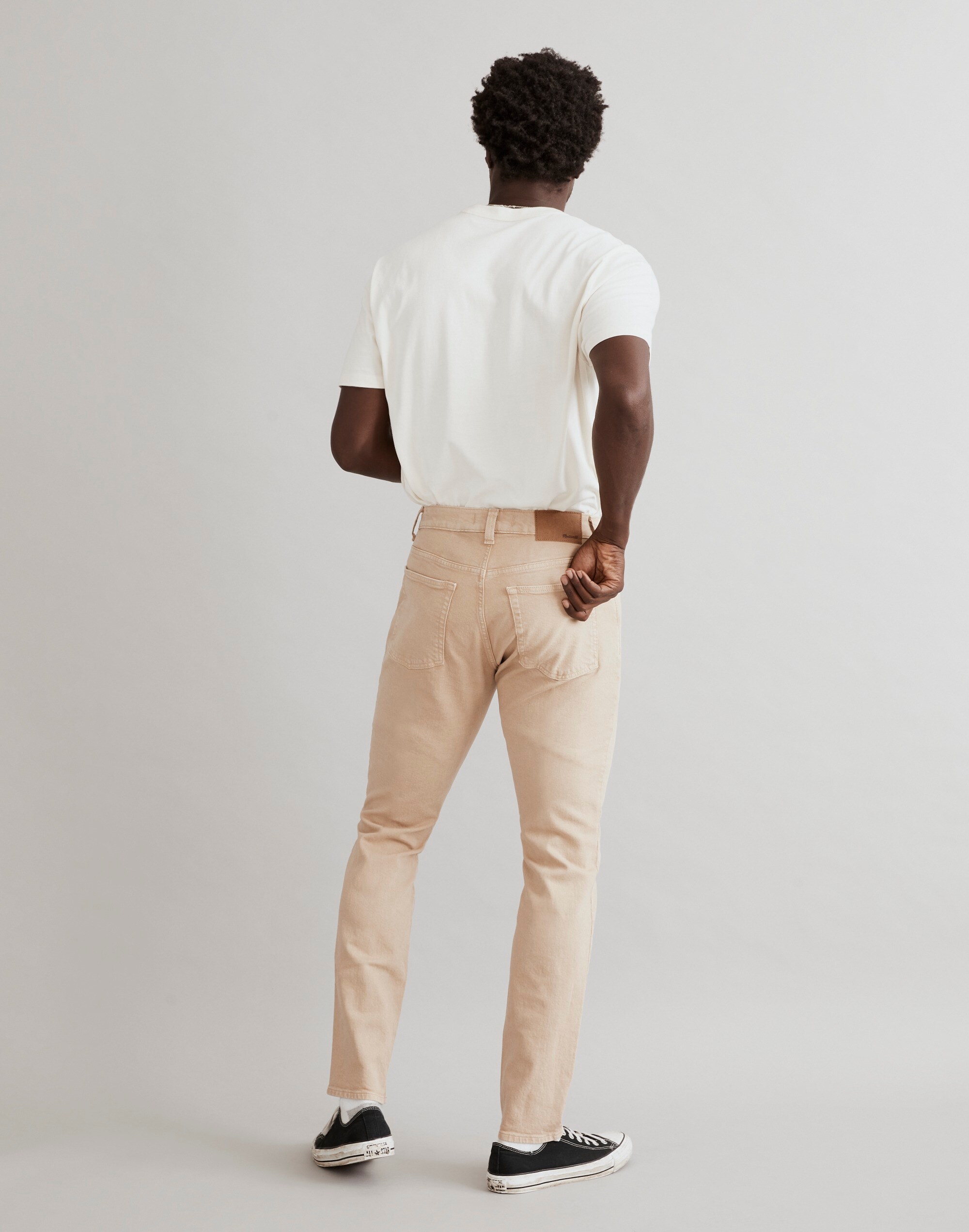 Garment-Dyed Athletic Slim Jeans | Madewell