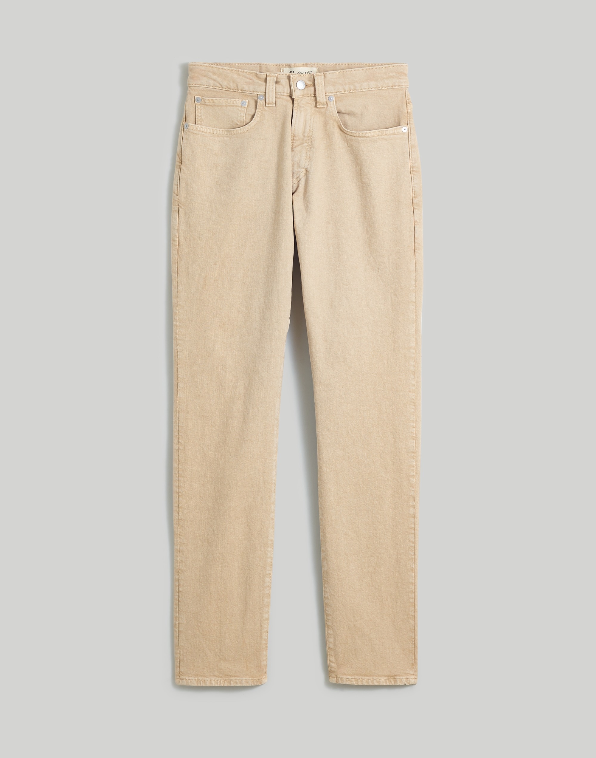 Garment-Dyed Athletic Slim Jeans | Madewell