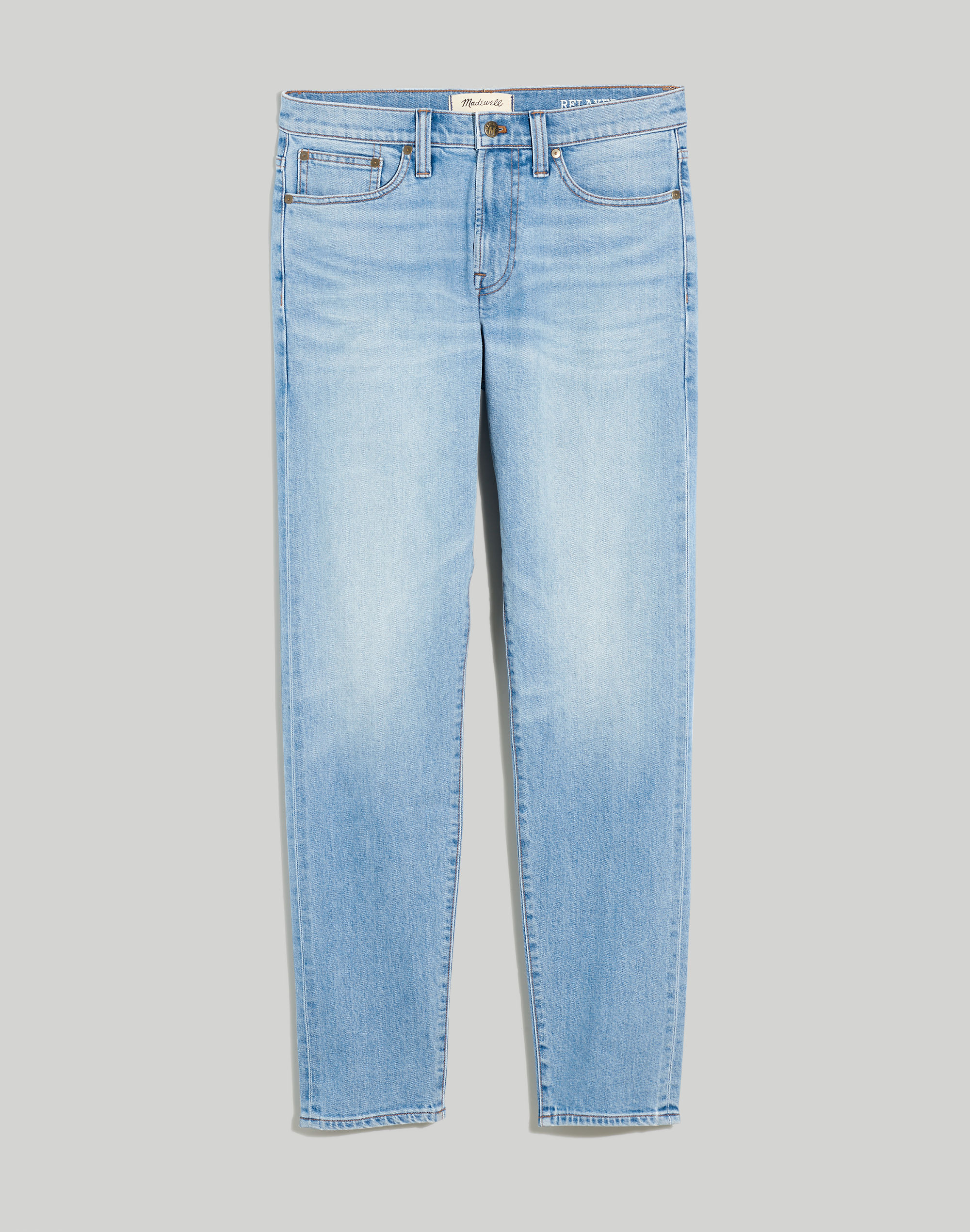 Relaxed Taper Selvedge Jeans Mandell Wash: Breast Cancer Research Edition | Madewell