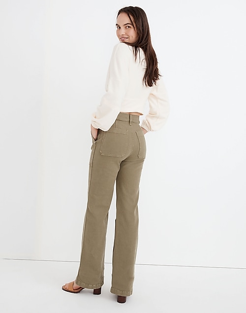 11 High-Rise Flare Jeans: Garment-Dyed Workwear Edition
