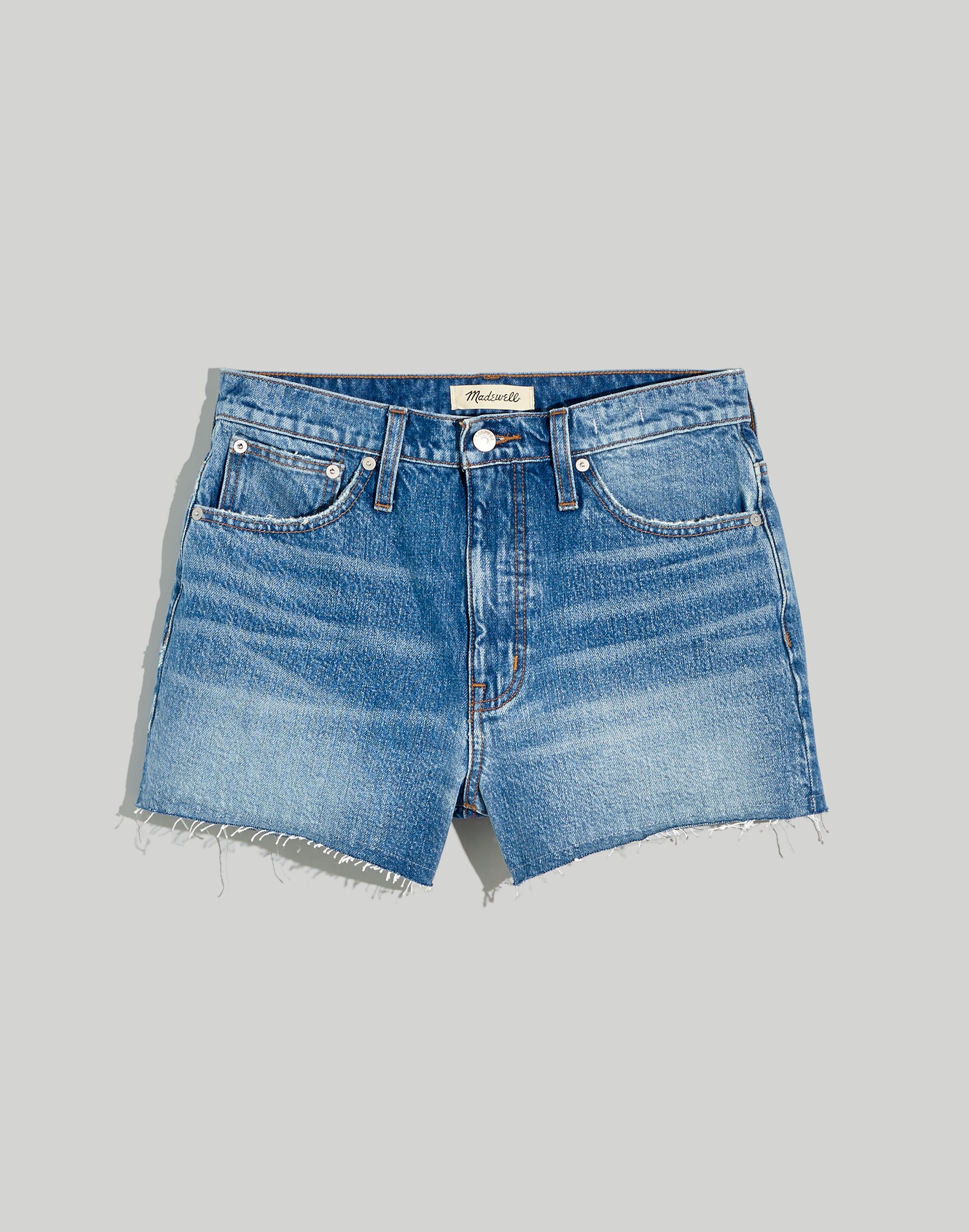 Relaxed Mid-Length Denim Shorts in Cranwood Wash | Madewell