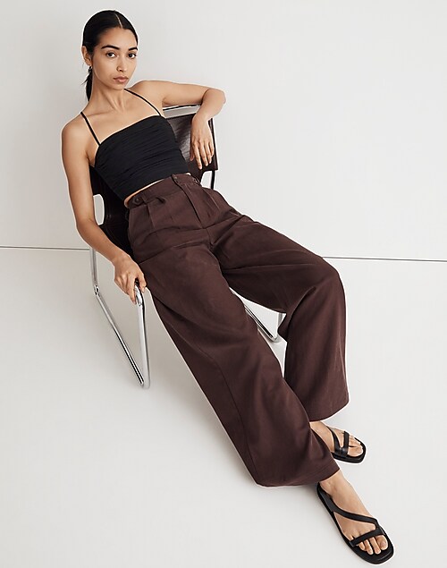 HARLOW RIBBED FLARE PANT - CLEARANCE