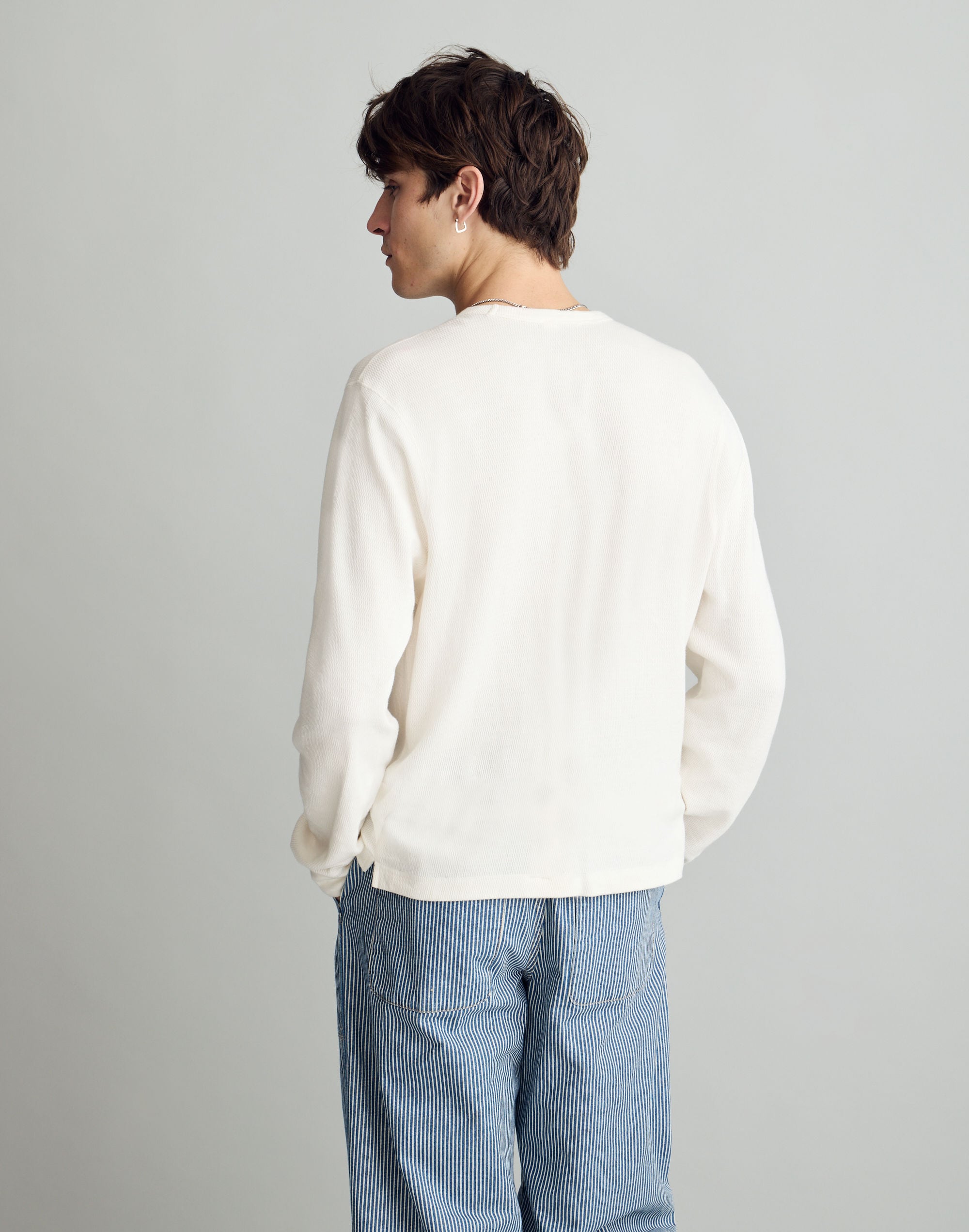 Waffle-Knit Long-Sleeve Tee | Madewell