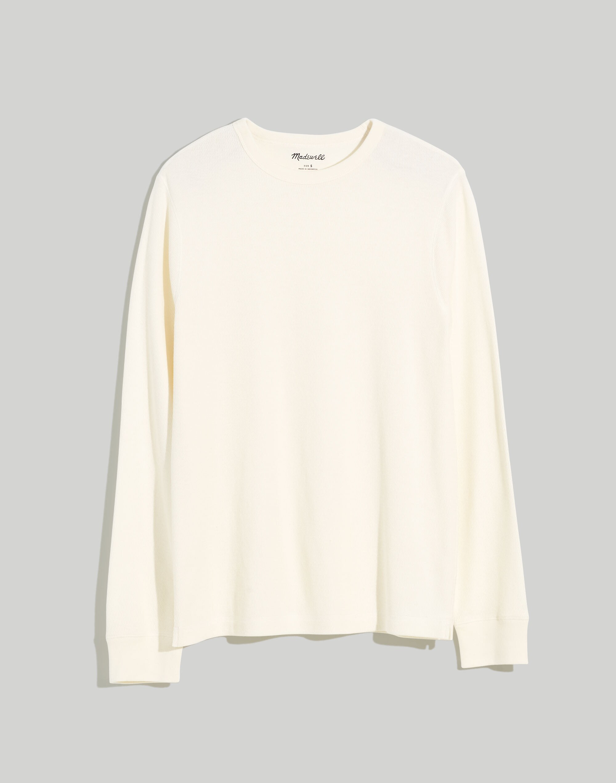 Waffle-Knit Long-Sleeve Tee | Madewell