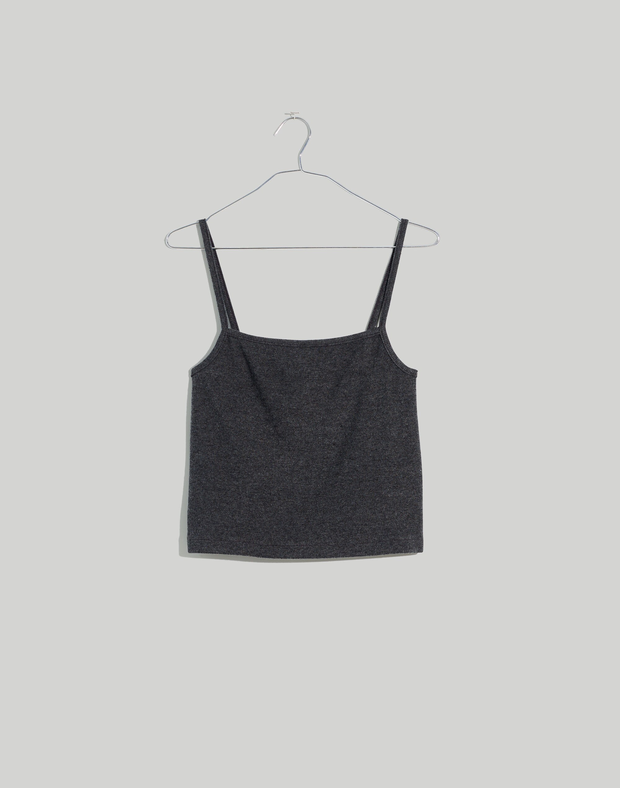 Brushed Rib Square-Neck Cami Top | Madewell