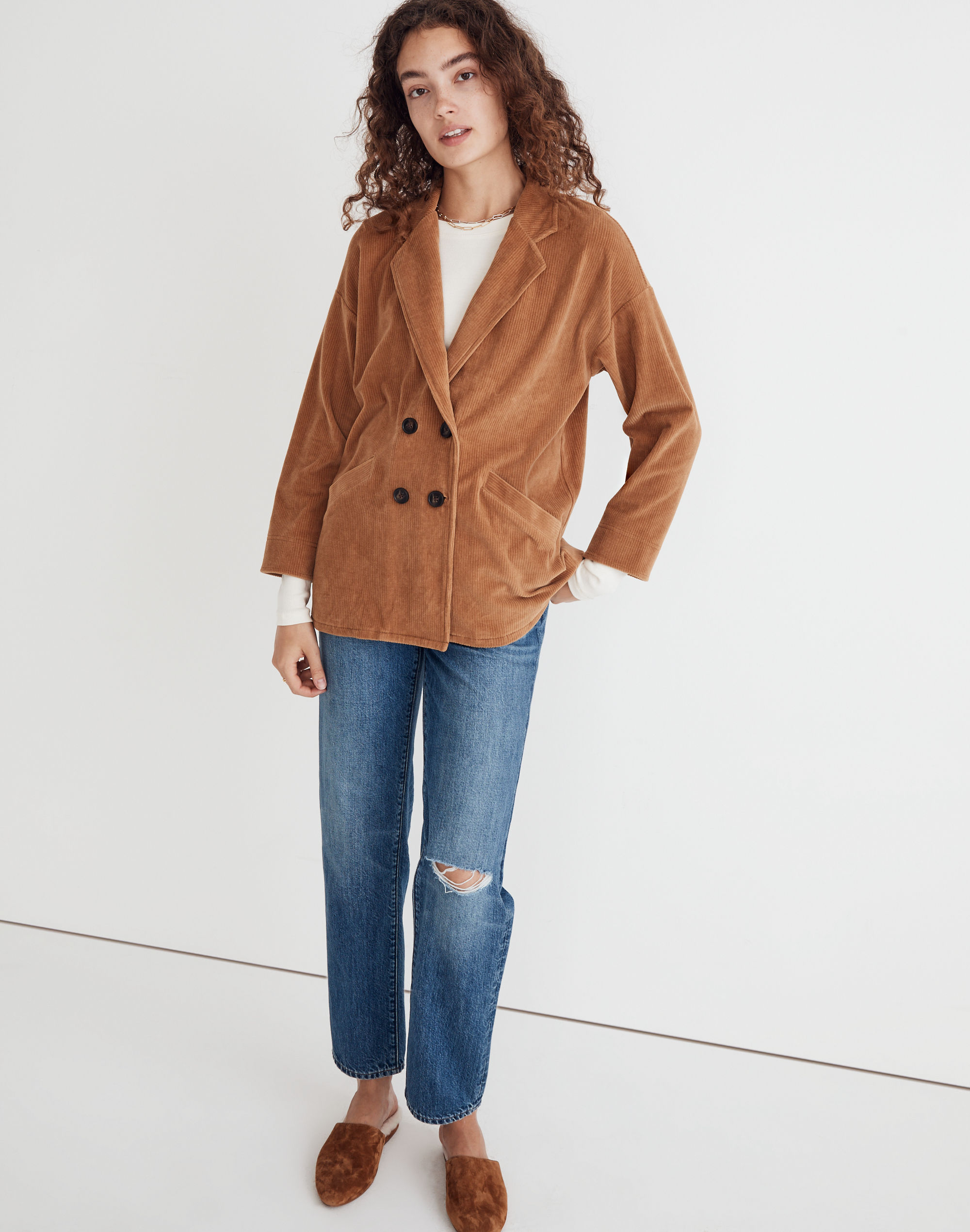 Knit Corduroy Redford Blazer | Madewell