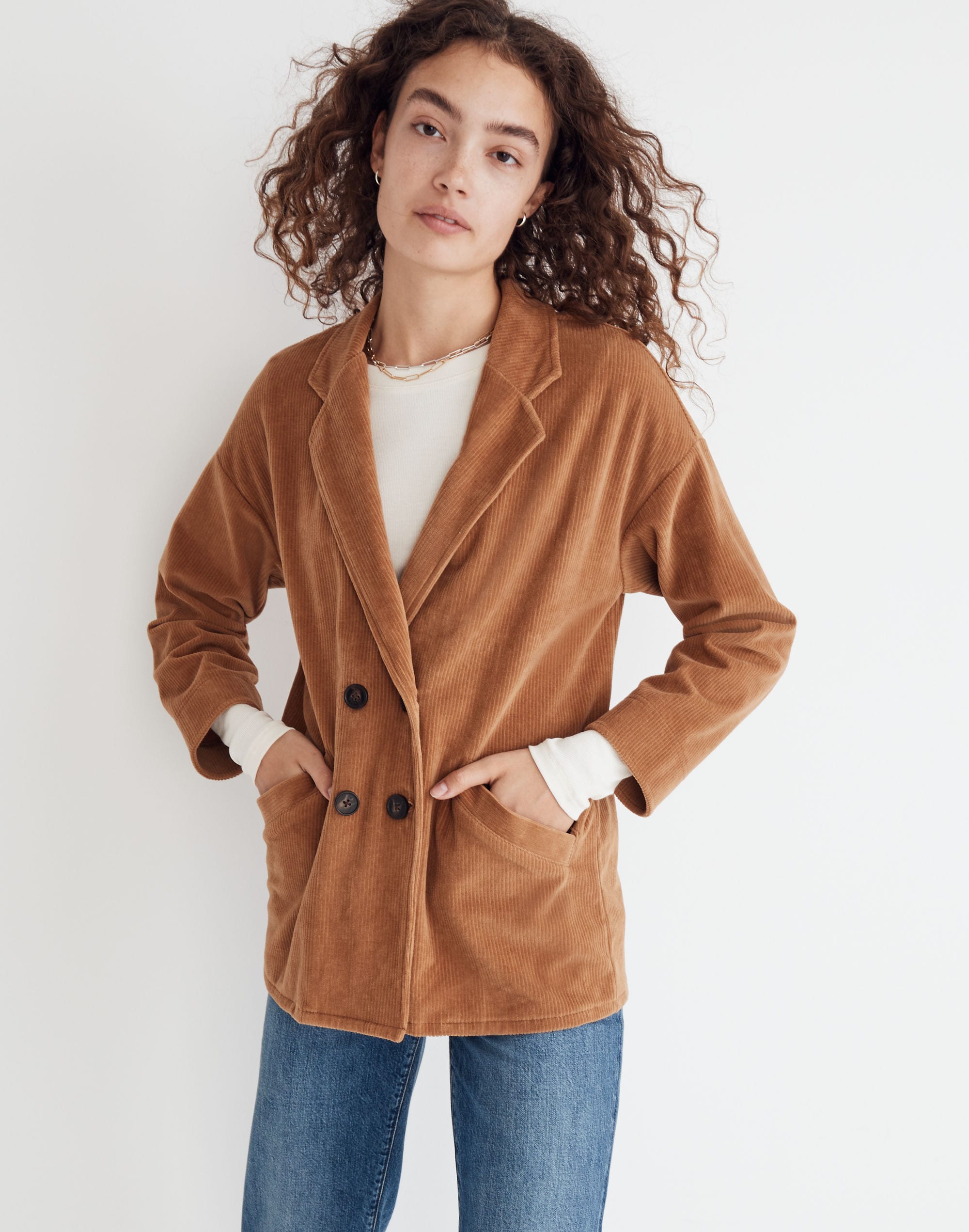 Knit Corduroy Redford Blazer | Madewell