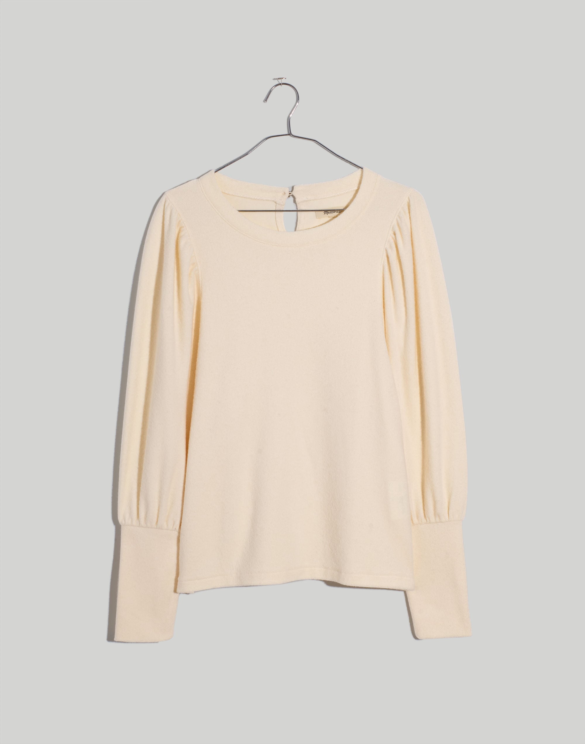 Brushed Puff-Sleeve Top | Madewell