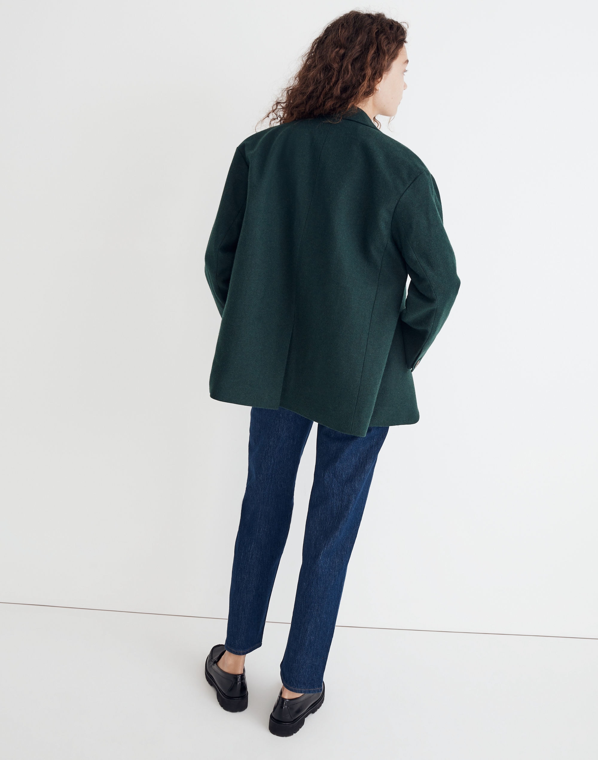 The Brushed Oversized Dorset Blazer | Madewell