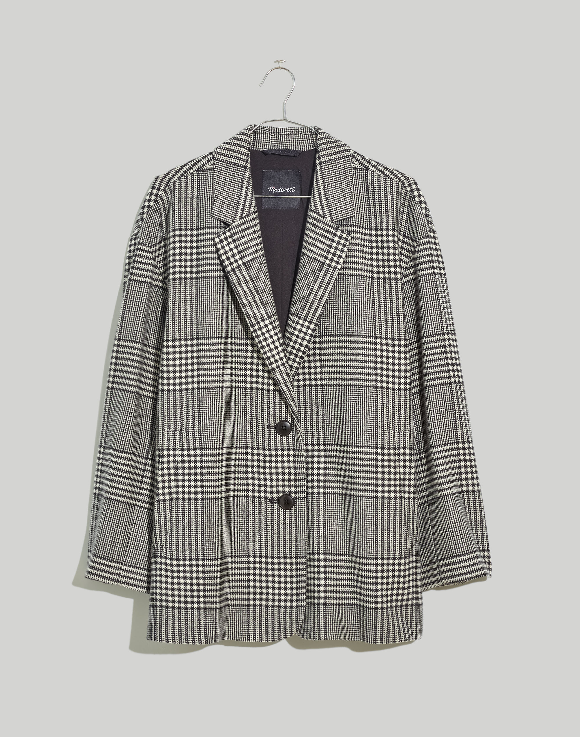 Oversized Dorset Blazer Adkins Plaid | Madewell