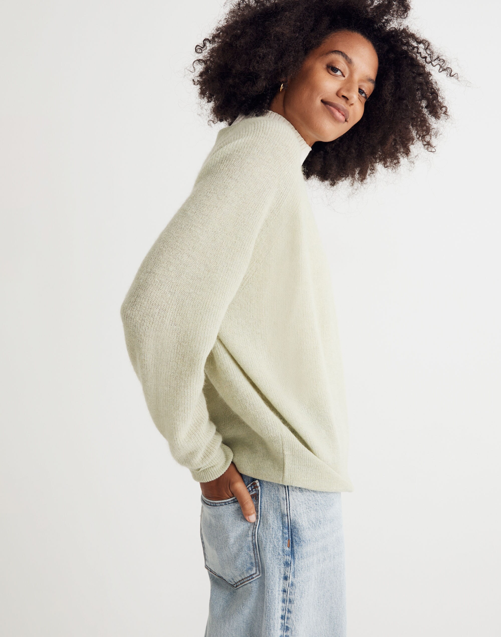 Elliston Crop Pullover Sweater | Madewell