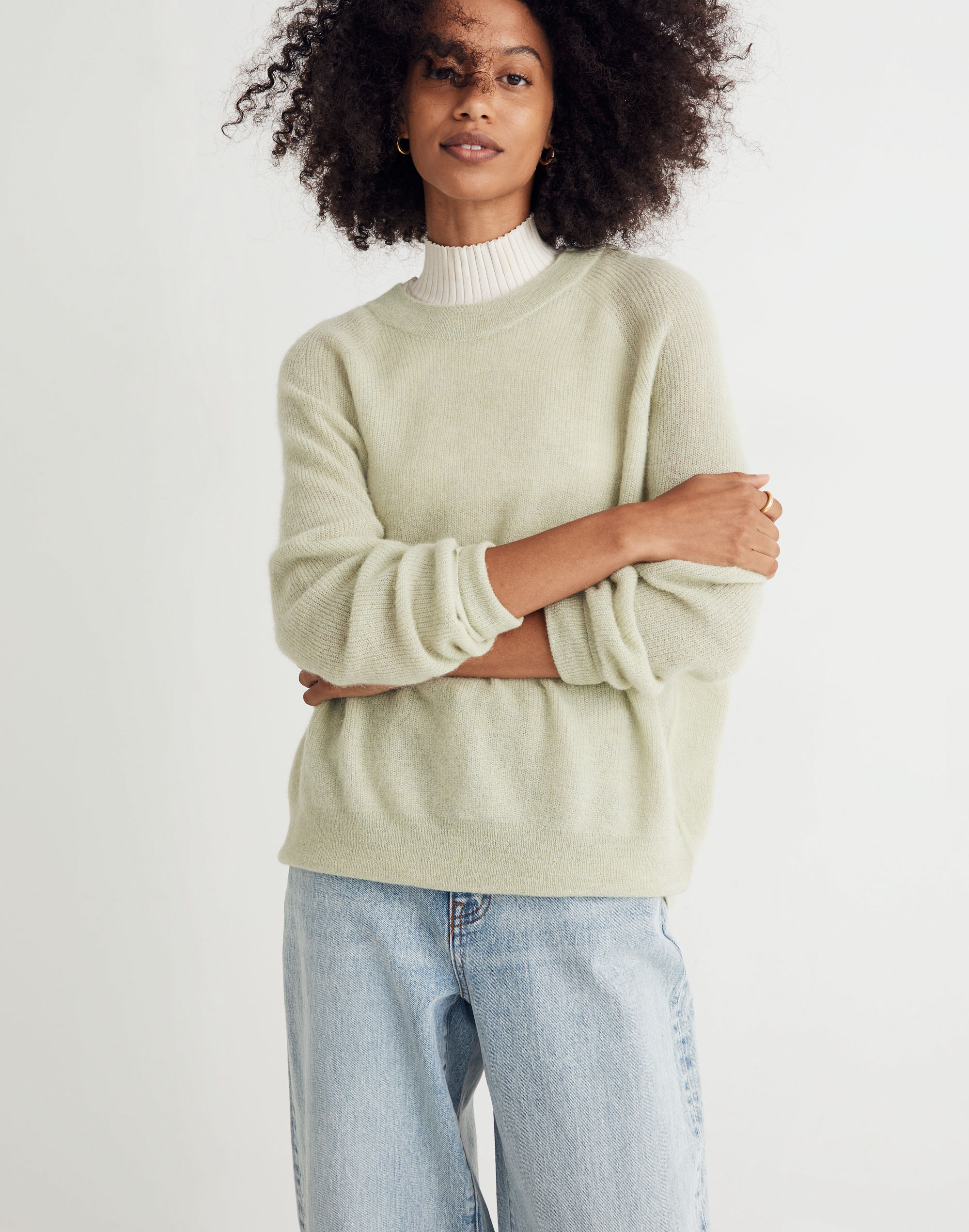 Elliston Crop Pullover Sweater | Madewell