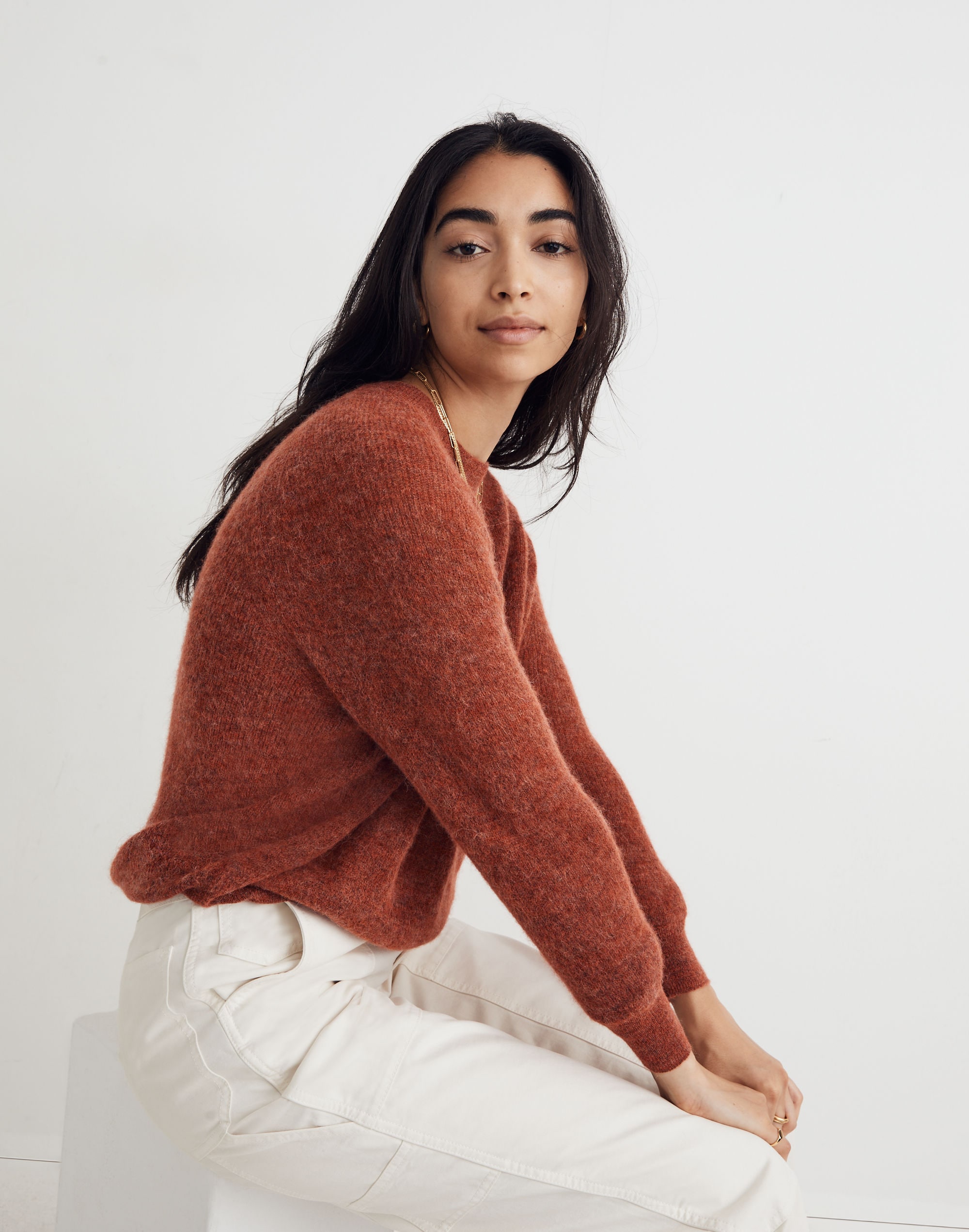 Elliston Crop Pullover Sweater | Madewell