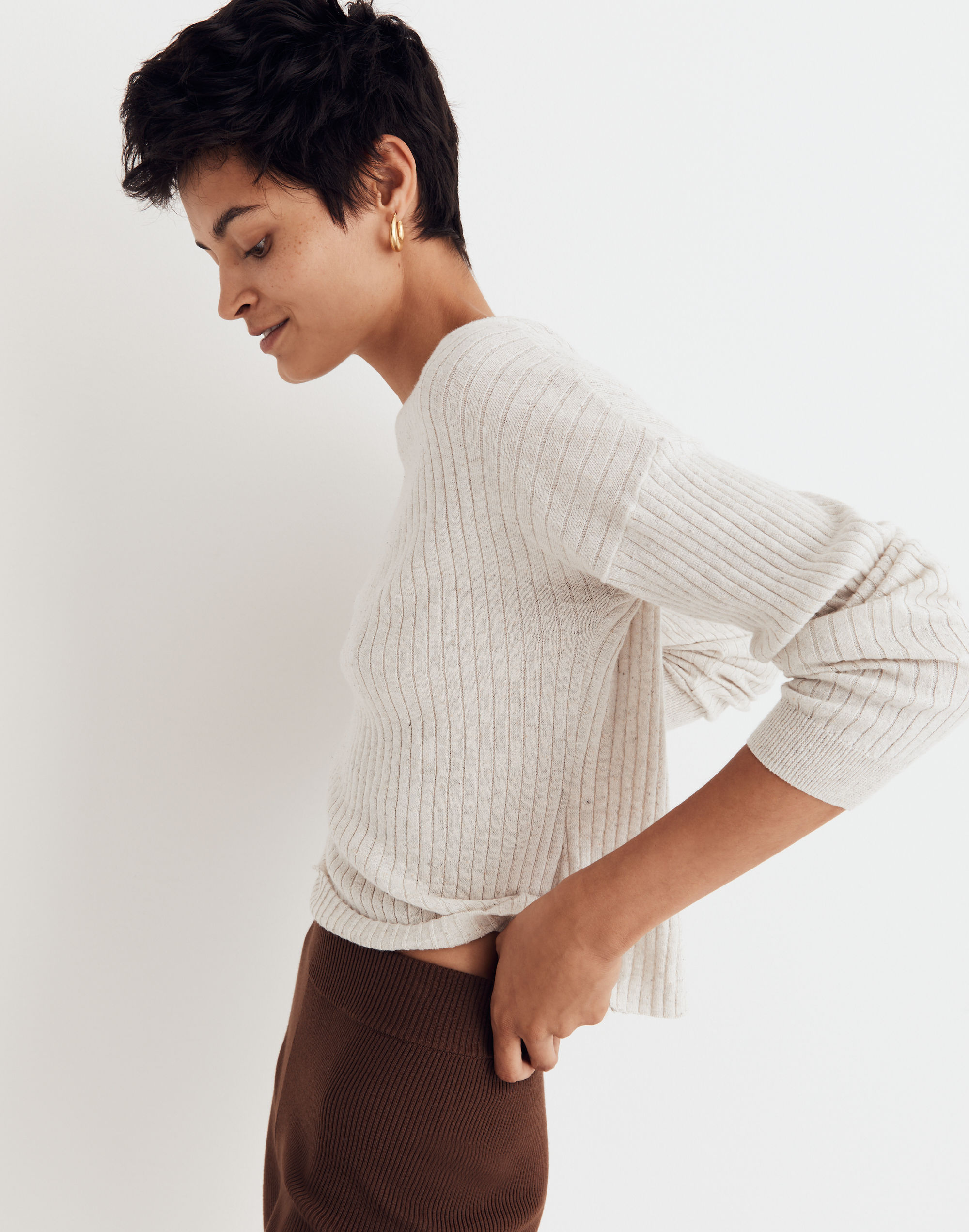 Donegal Lawson Crop Pullover Sweater | Madewell