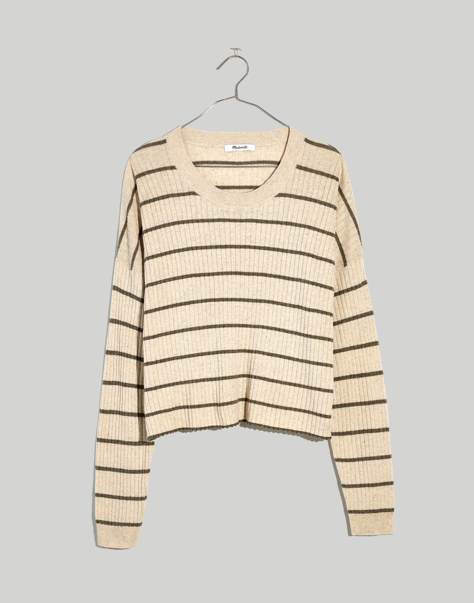 Lawson Crop Pullover Sweater Stripe | Madewell