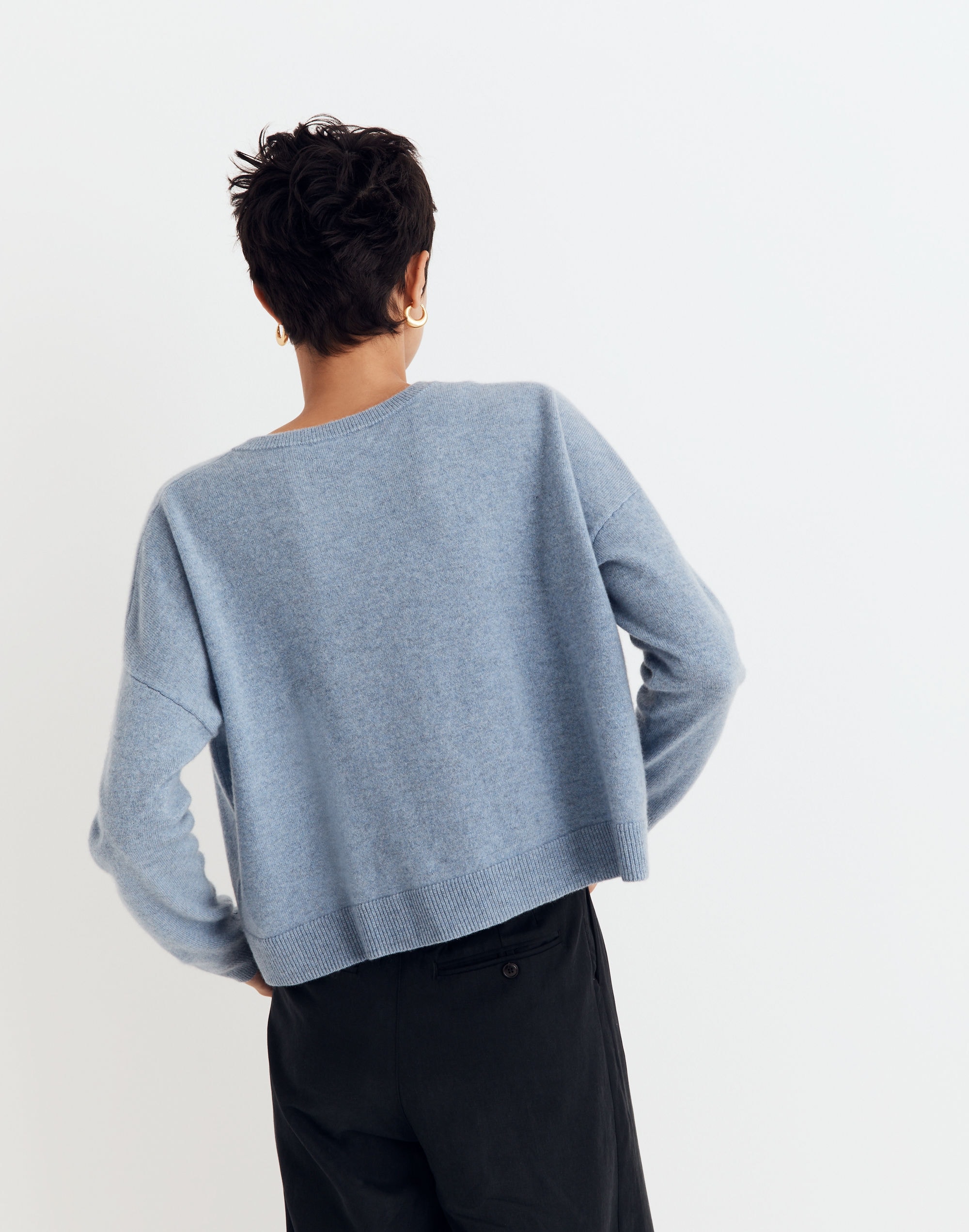 (Re)sponsible Cashmere Henley Pullover Sweater | Madewell