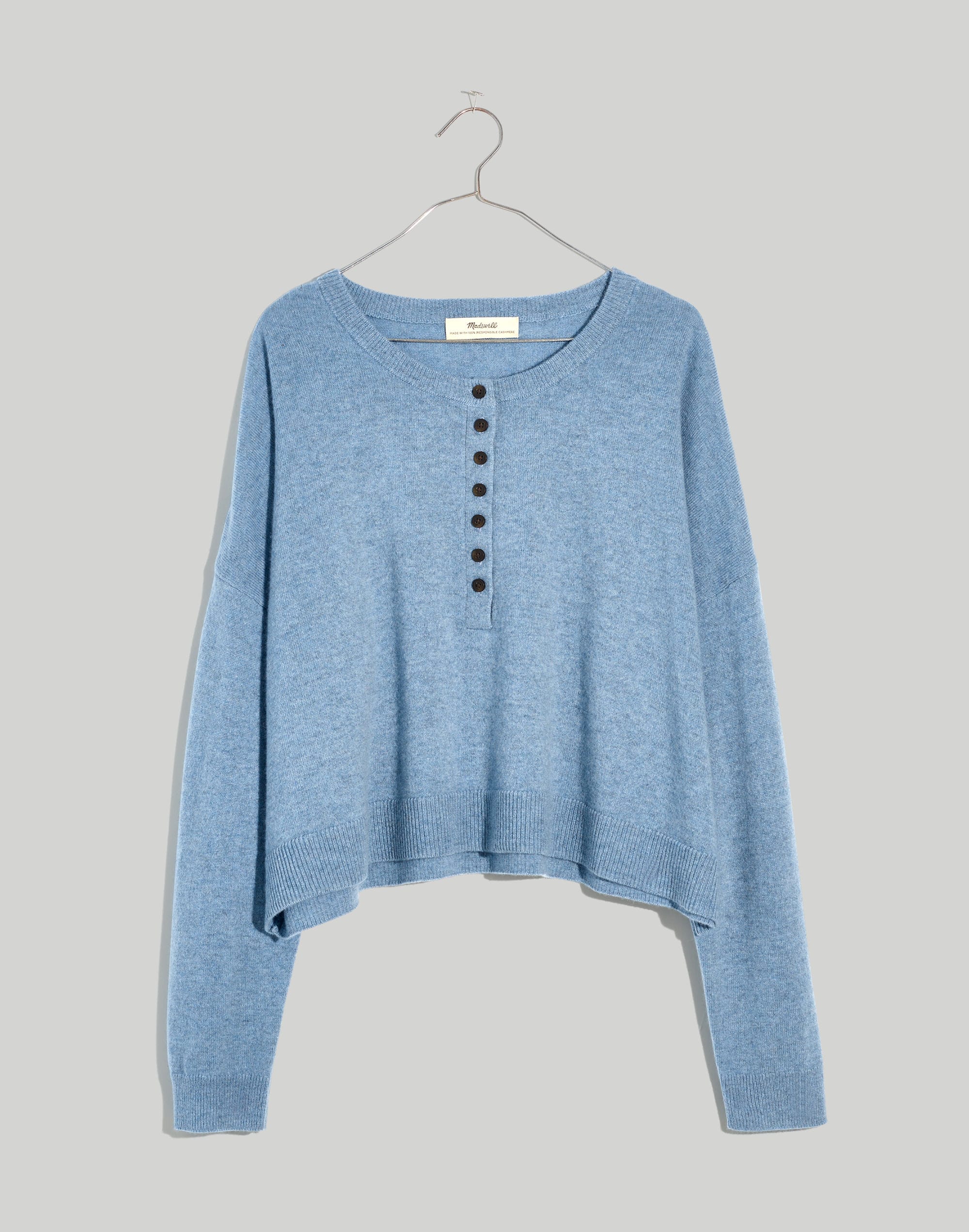 (Re)sponsible Cashmere Henley Pullover Sweater | Madewell