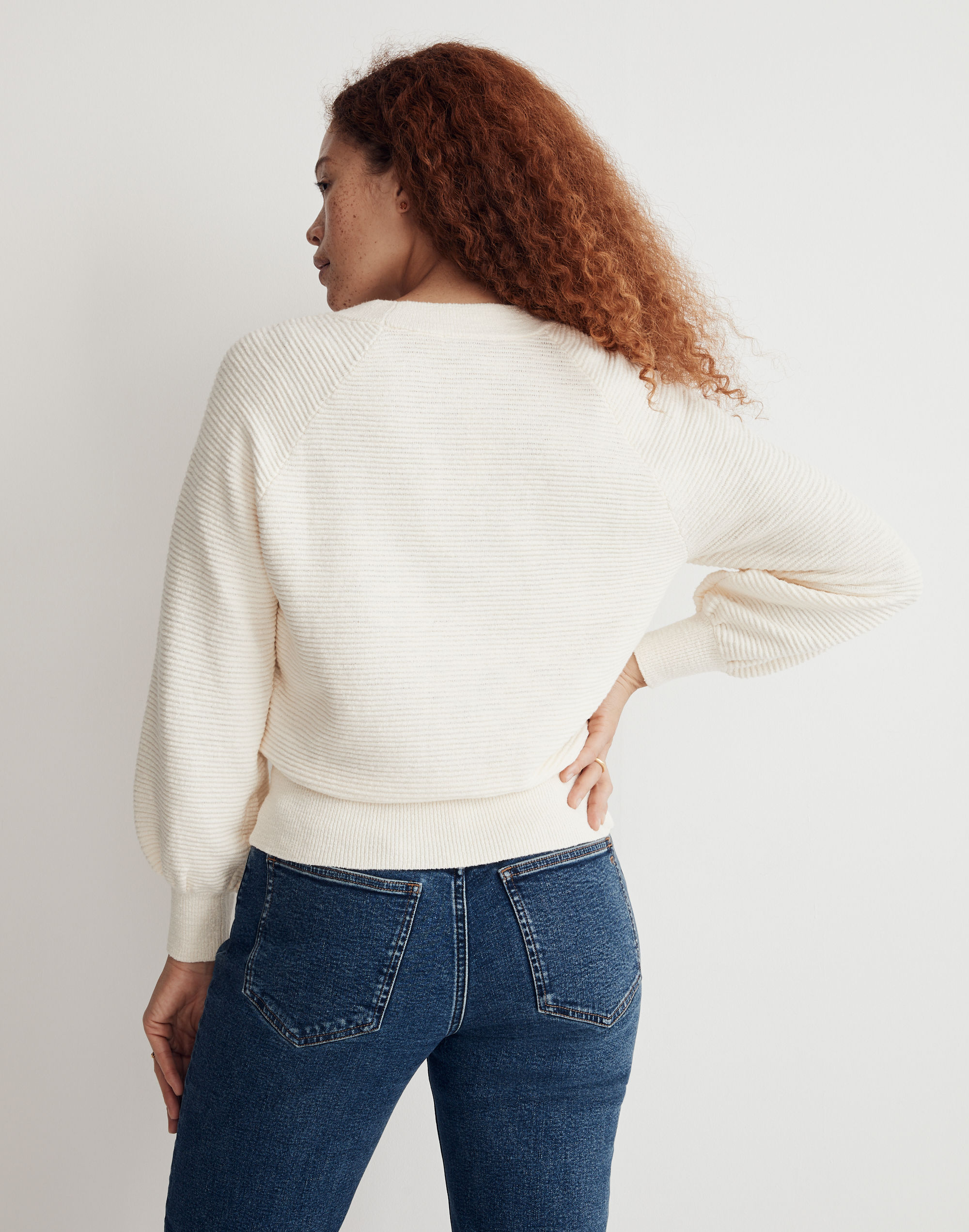 Corbett Balloon-Sleeve Sweater | Madewell