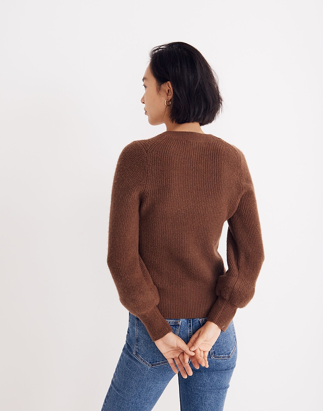 Melwood Square-Neck Pullover Sweater in Coziest Yarn