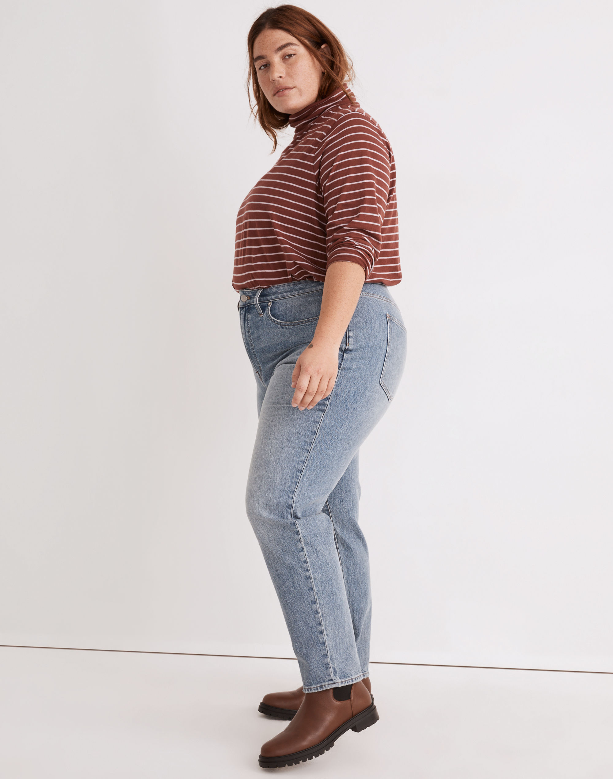 The Plus Curvy Perfect Vintage Jean in Heathcote Wash