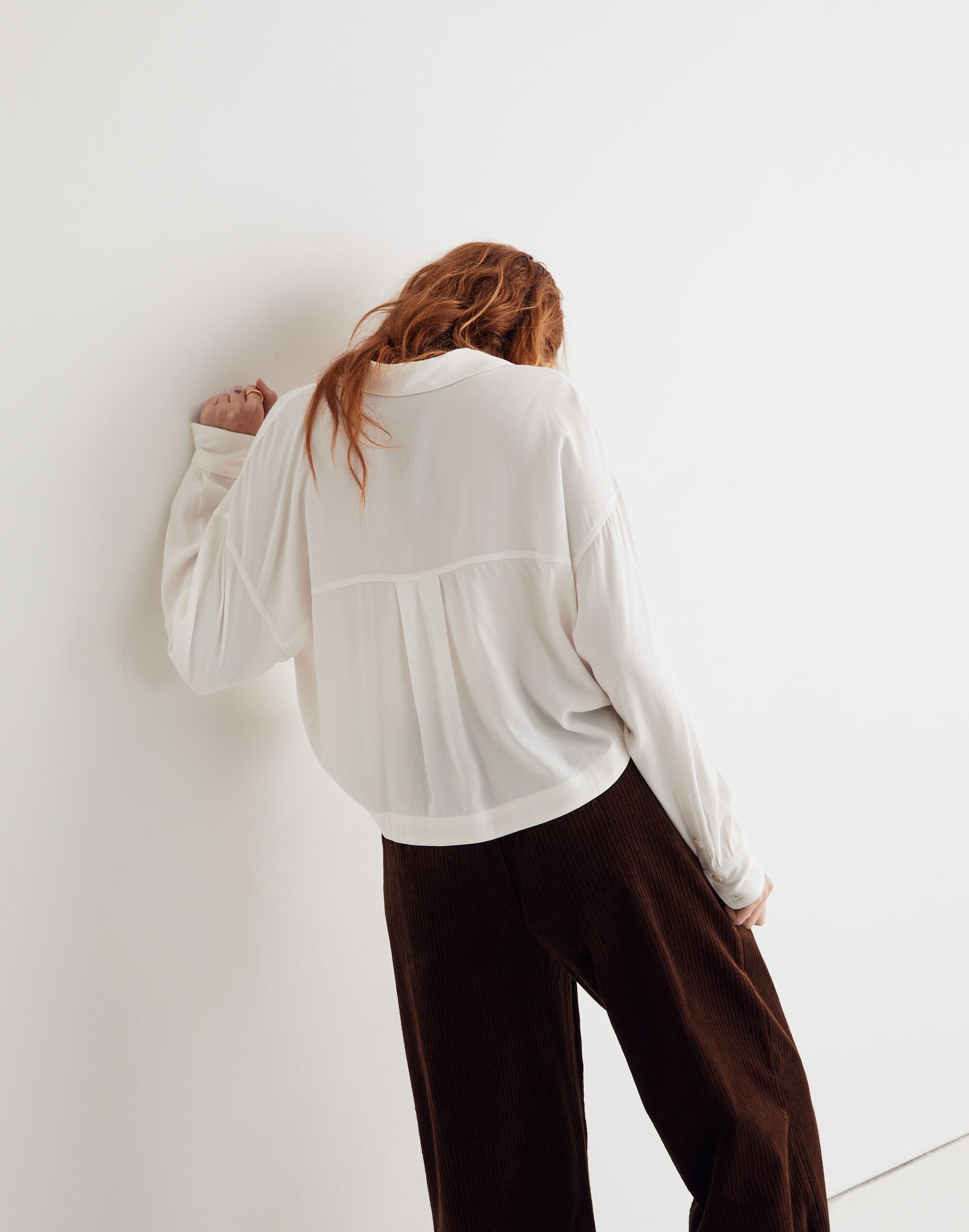 Lusterweave Hartfield Crop Shirt | Madewell