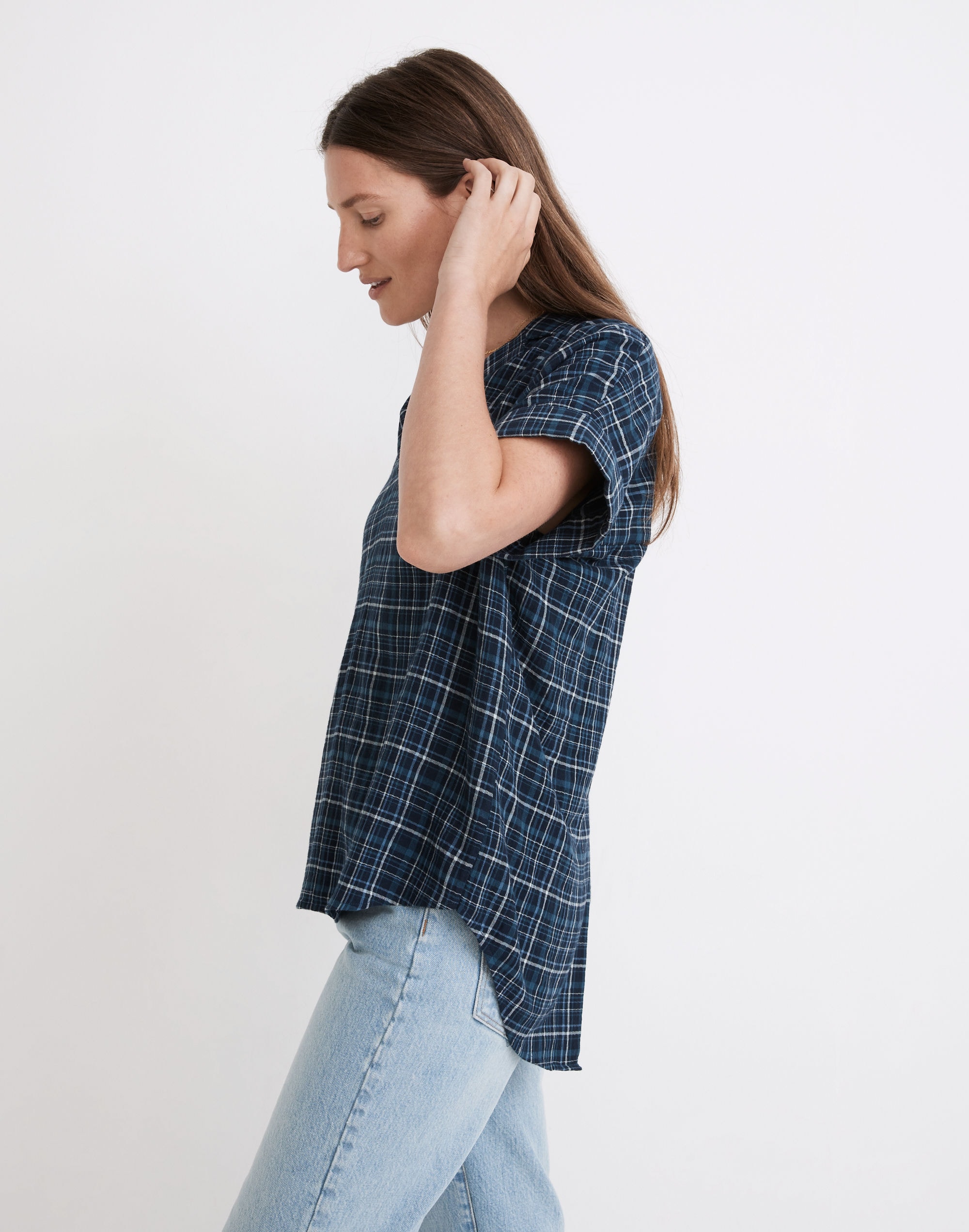 Swenson Popover Shirt in Morefield Plaid | Madewell