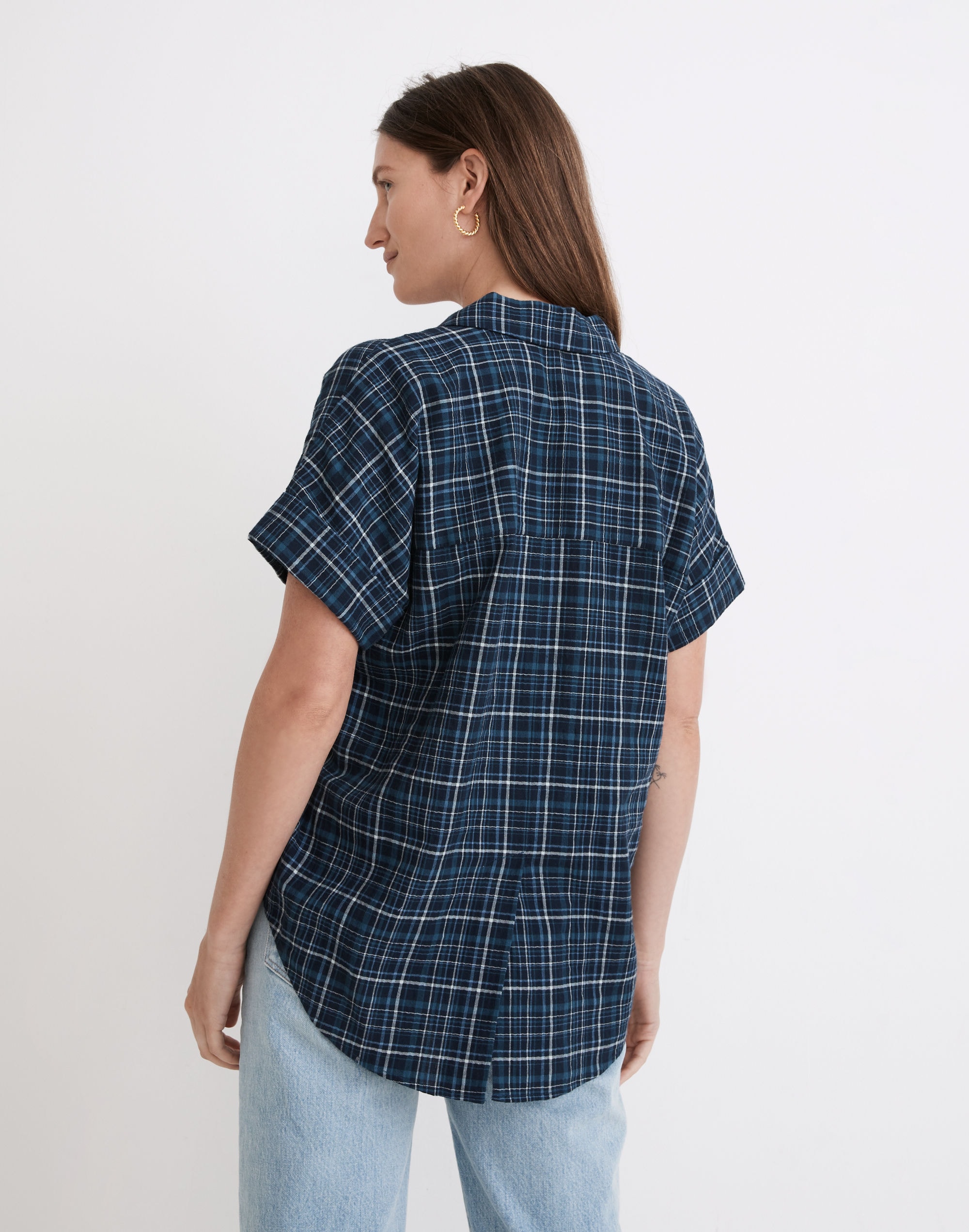 Swenson Popover Shirt in Morefield Plaid | Madewell