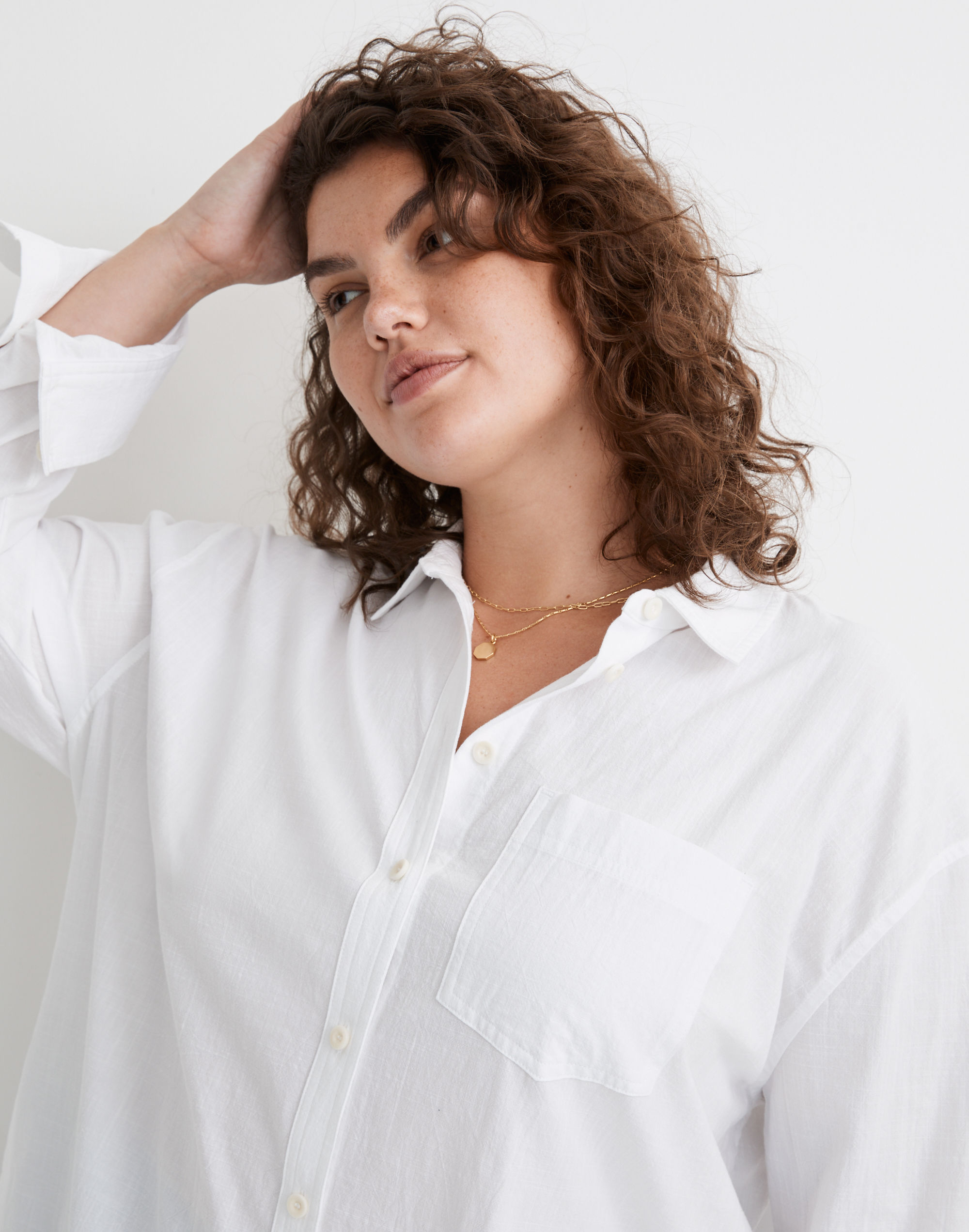 Oversized Ex-Boyfriend Tunic Shirt | Madewell