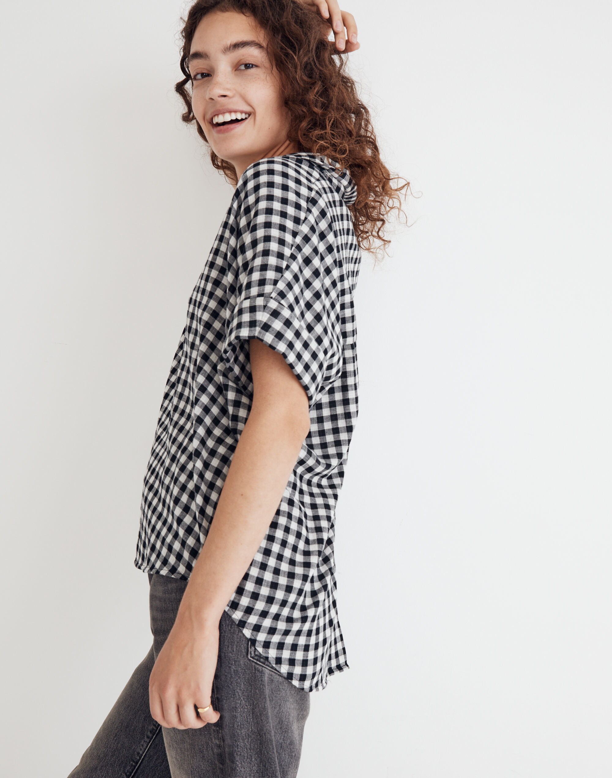 Swenson Popover Shirt in Double-Faced Gingham | Madewell