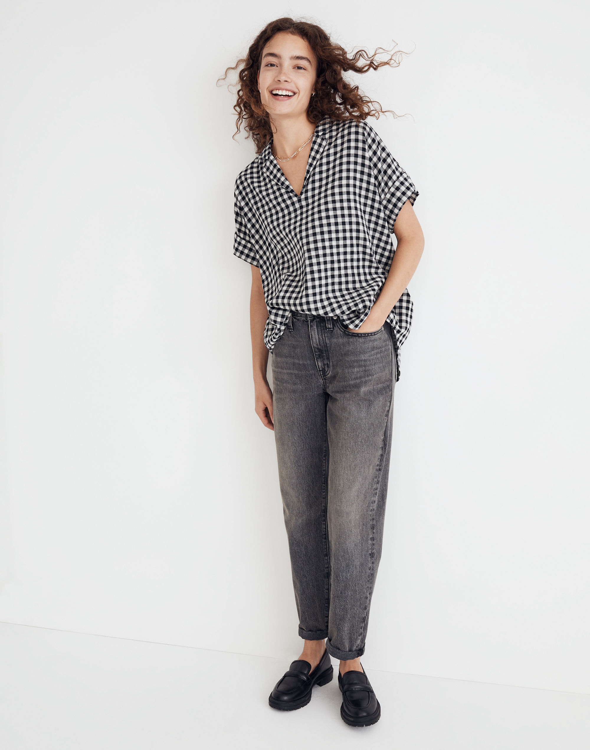 Swenson Popover Shirt in Double-Faced Gingham | Madewell