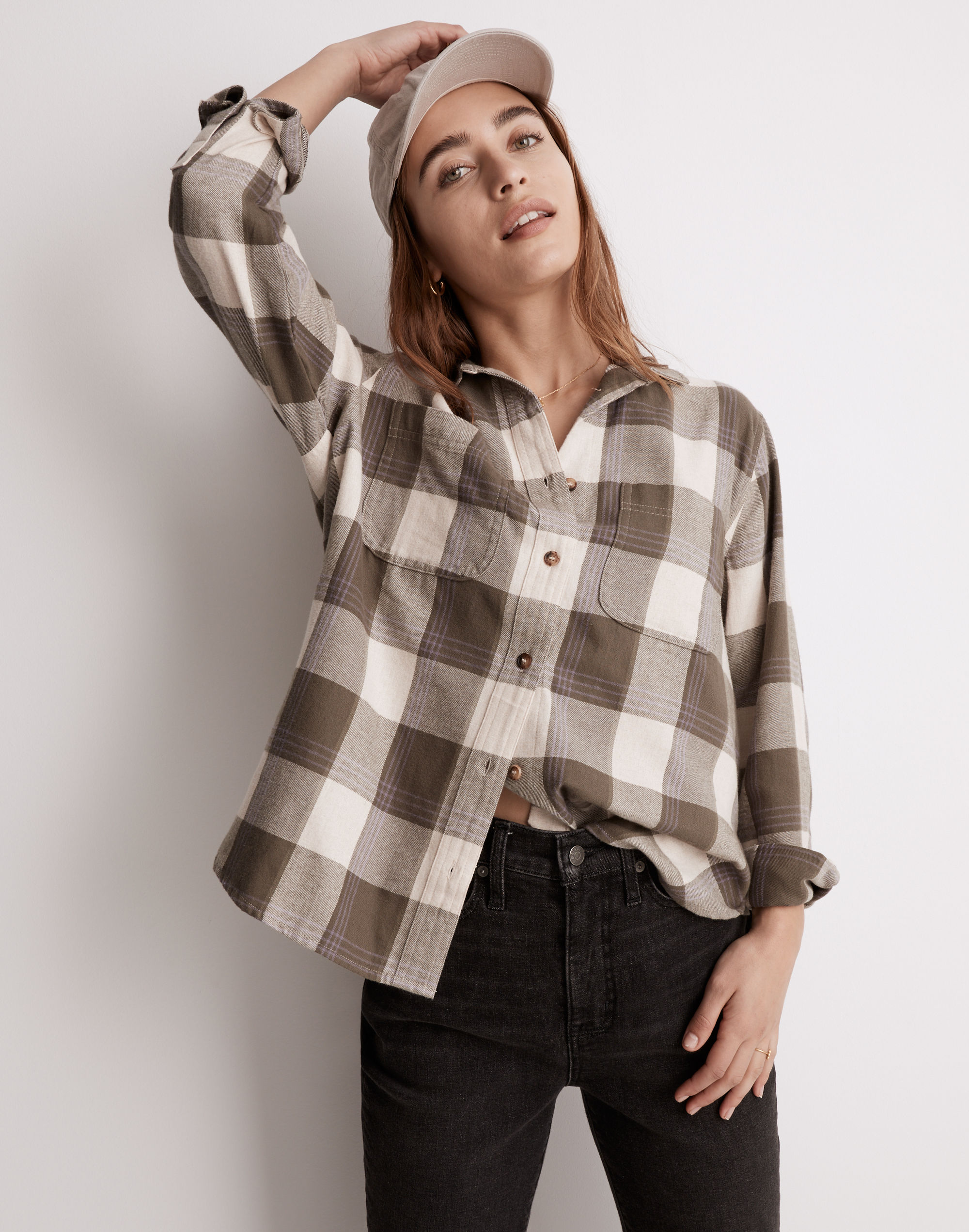 Women's Flannel Ex-Boyfriend Shirt in Albion Plaid