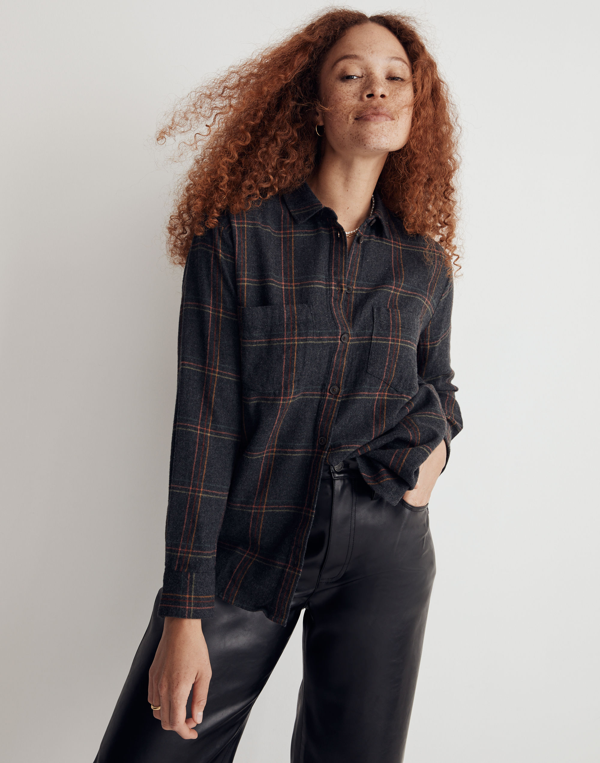 Brushed Twill Sunday Shirt Kidwell Plaid | Madewell