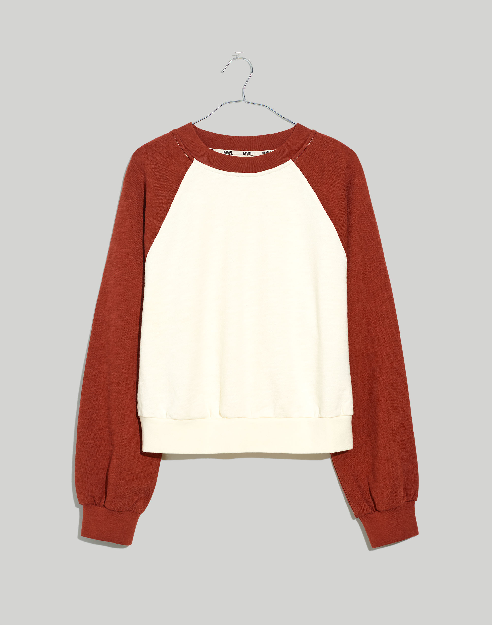 MWL Colorblock Baseball Sweatshirt | Madewell