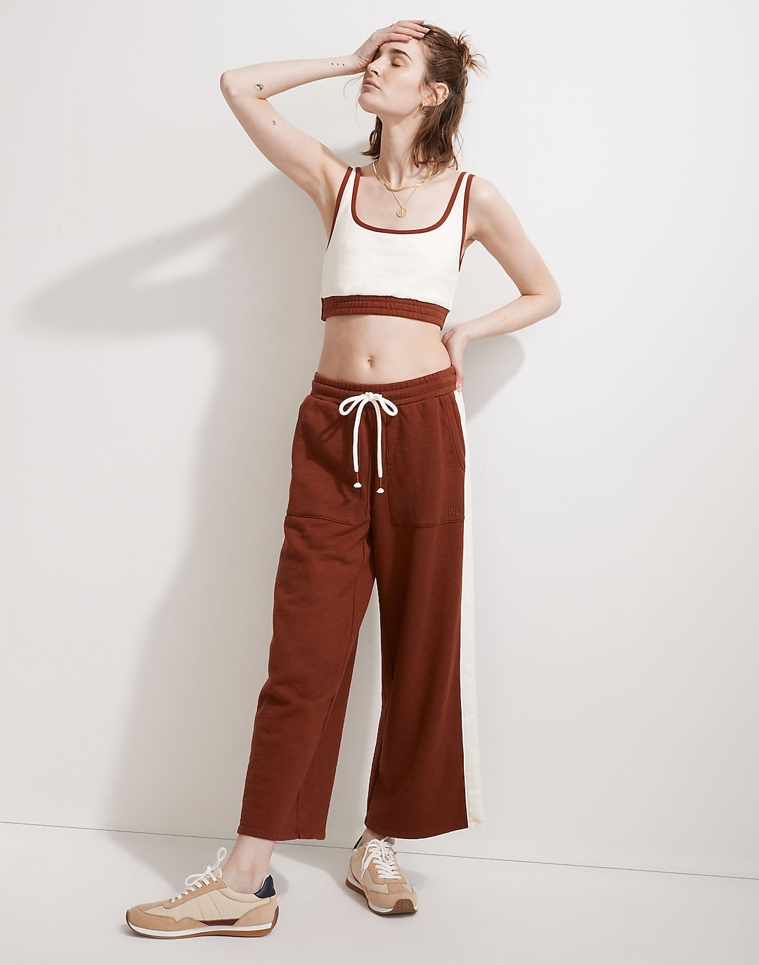 The Wide Leg Cropped Sweatpants