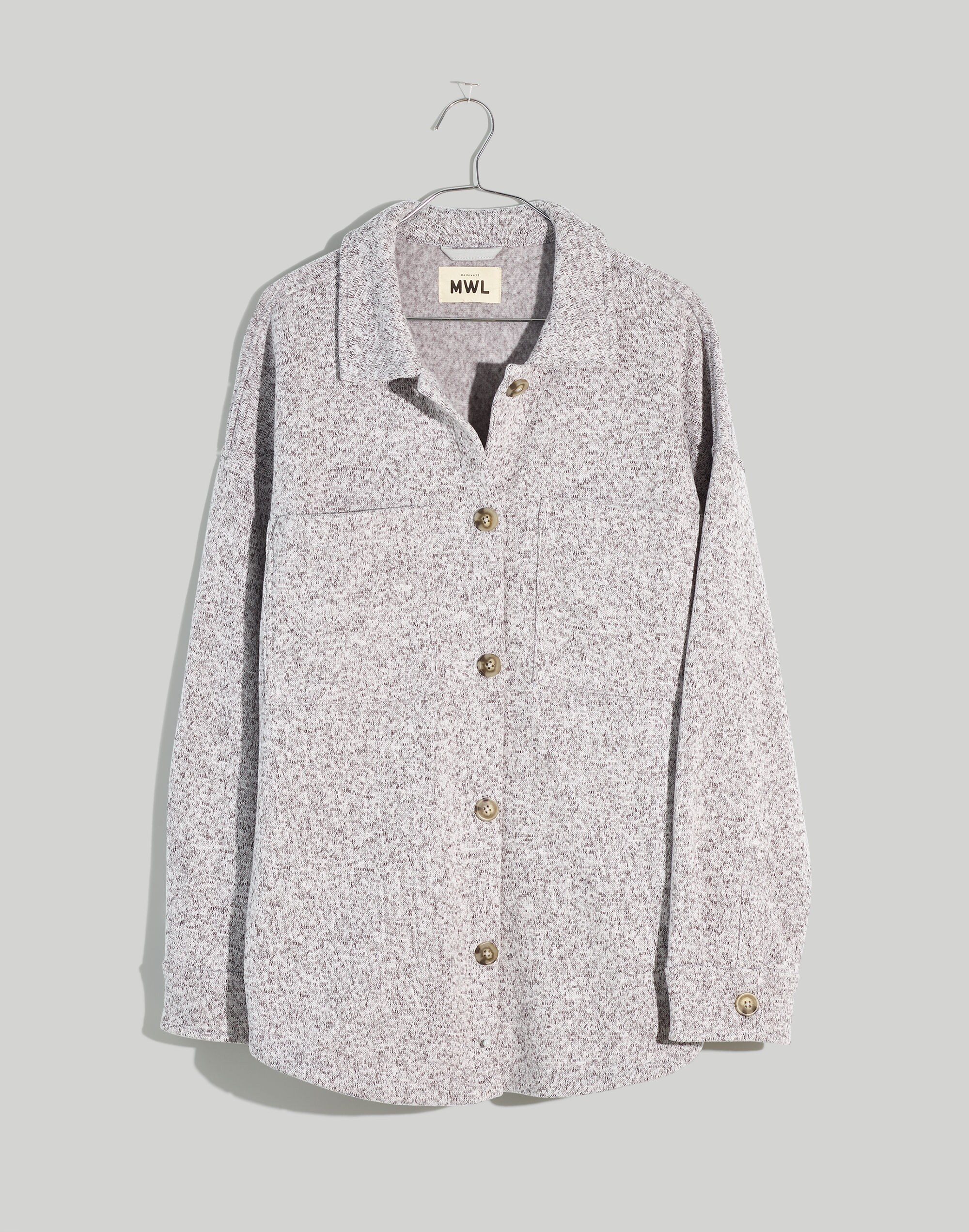 MWL (Re)sourced Sweater Fleece Shirt-Jacket | Madewell