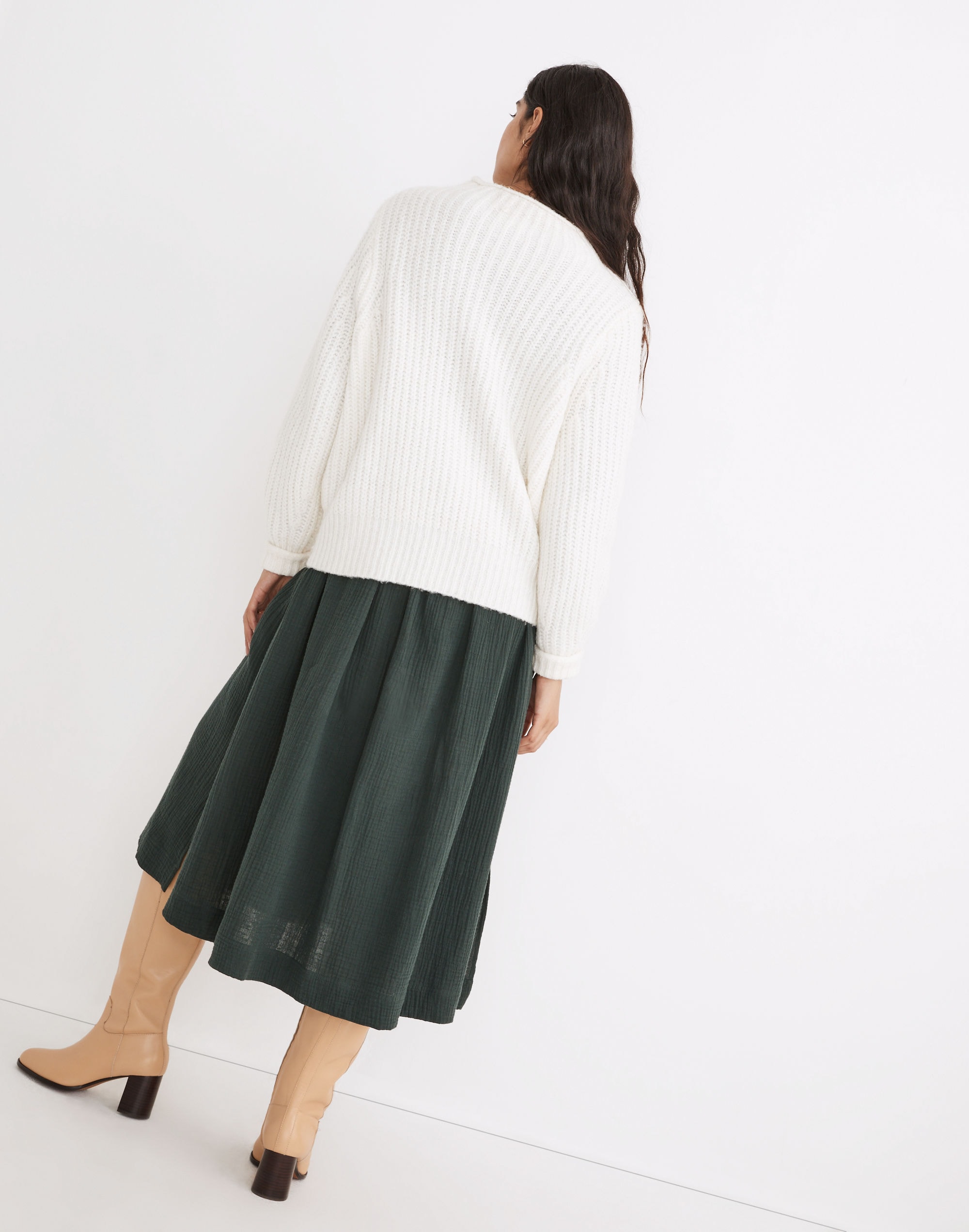 Loretto Mockneck Pullover Sweater | Madewell