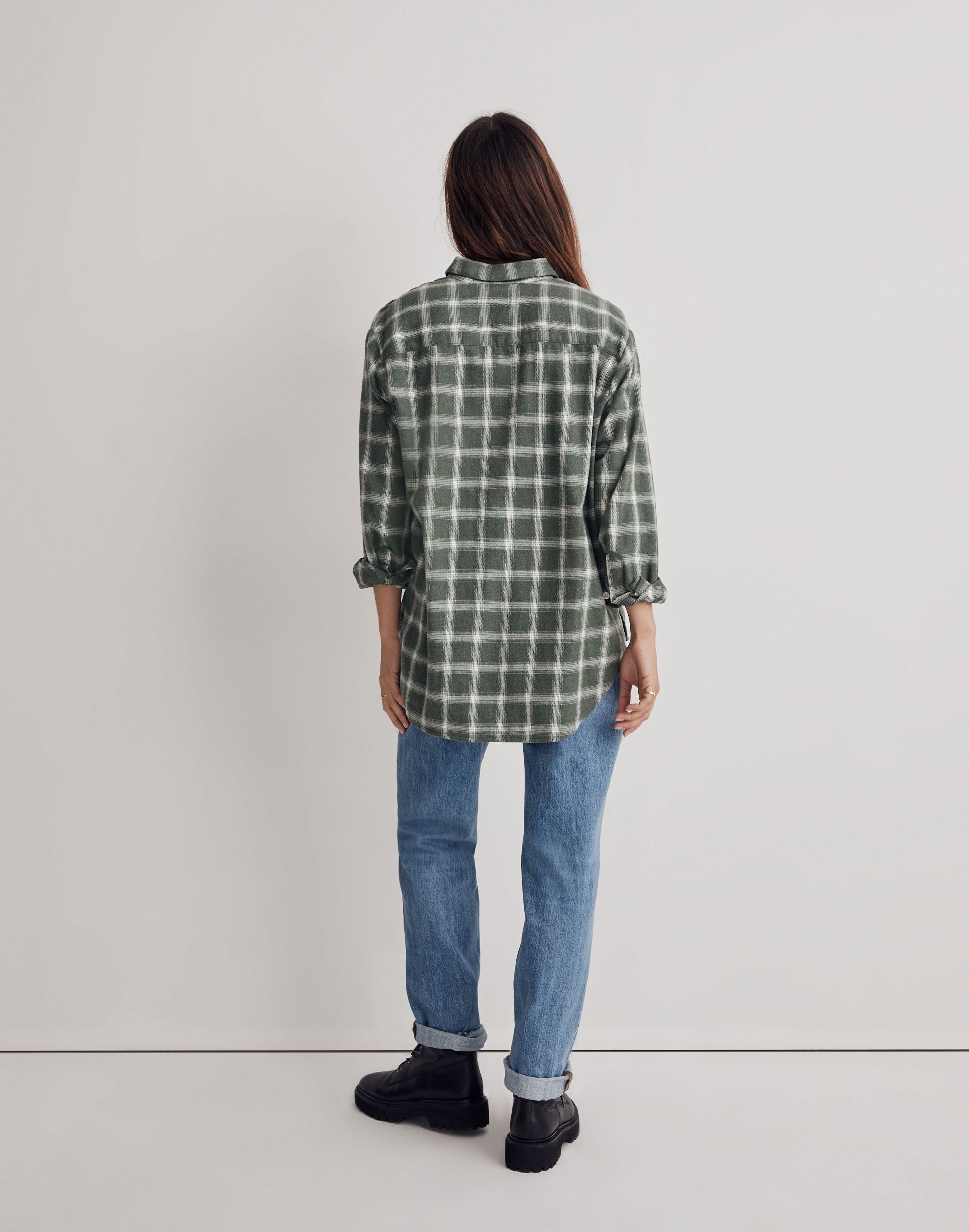 Oversized Ex-Boyfriend Shirt Delford Plaid | Madewell