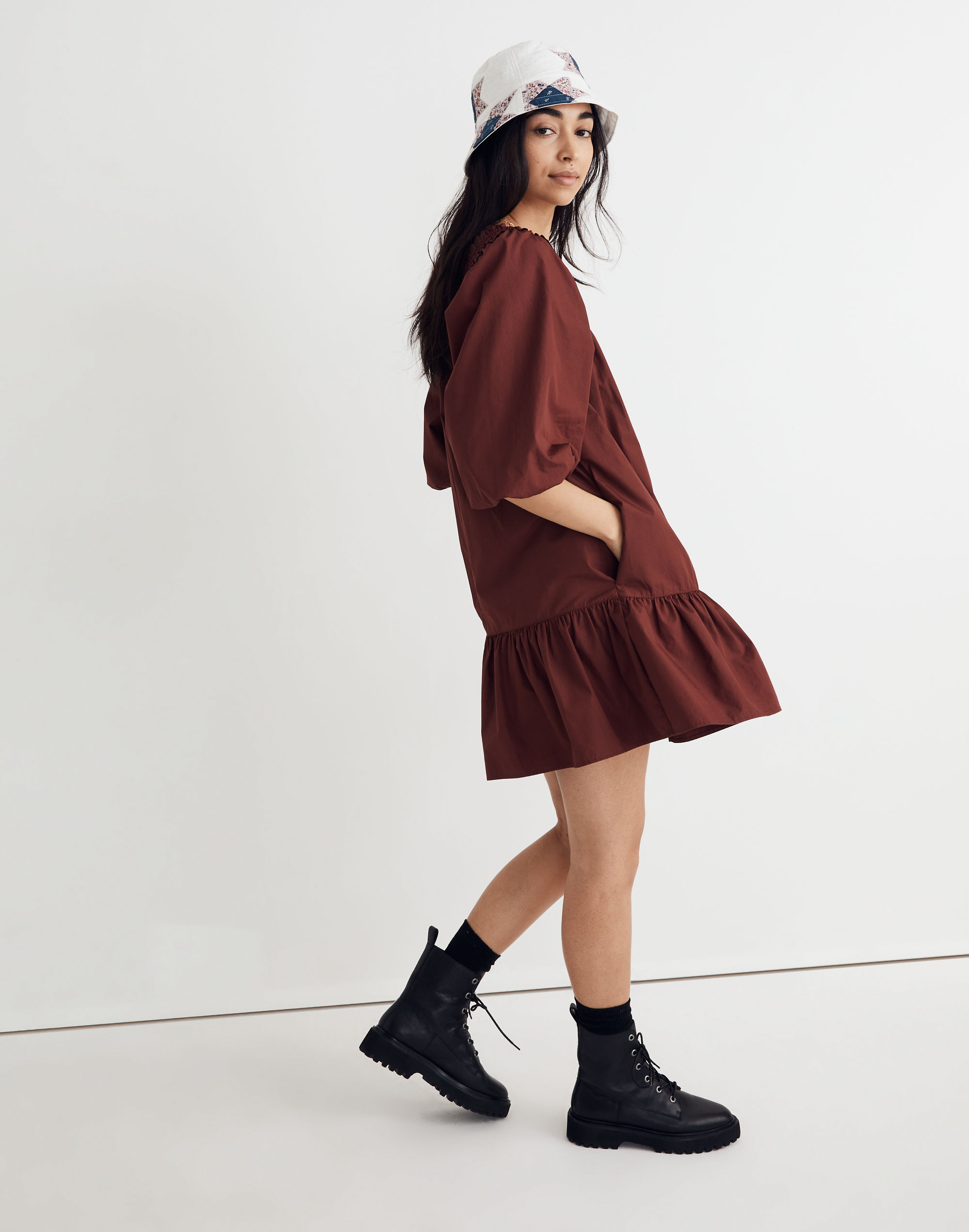 Poplin Mini Dress | Madewell