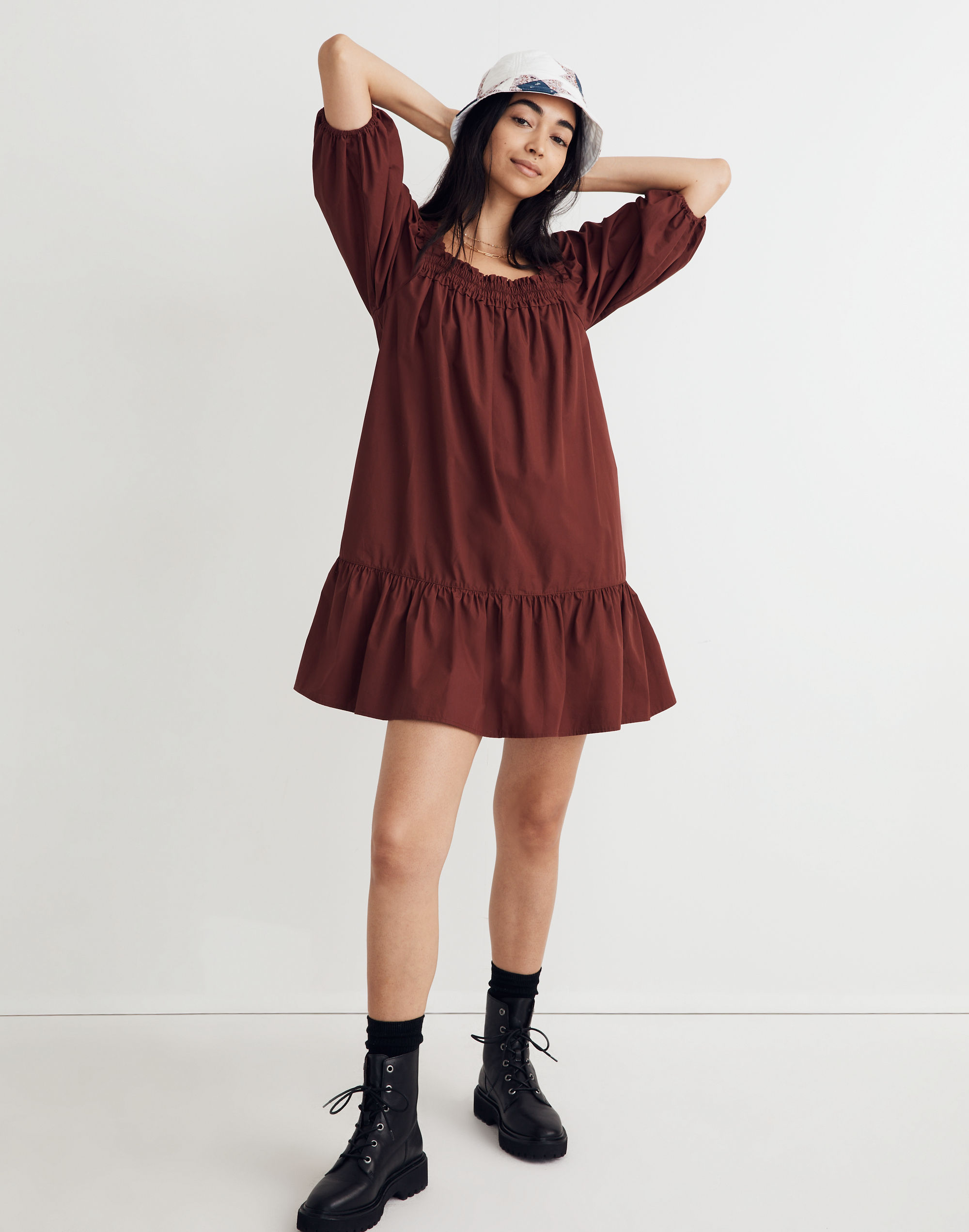 Poplin Mini Dress | Madewell