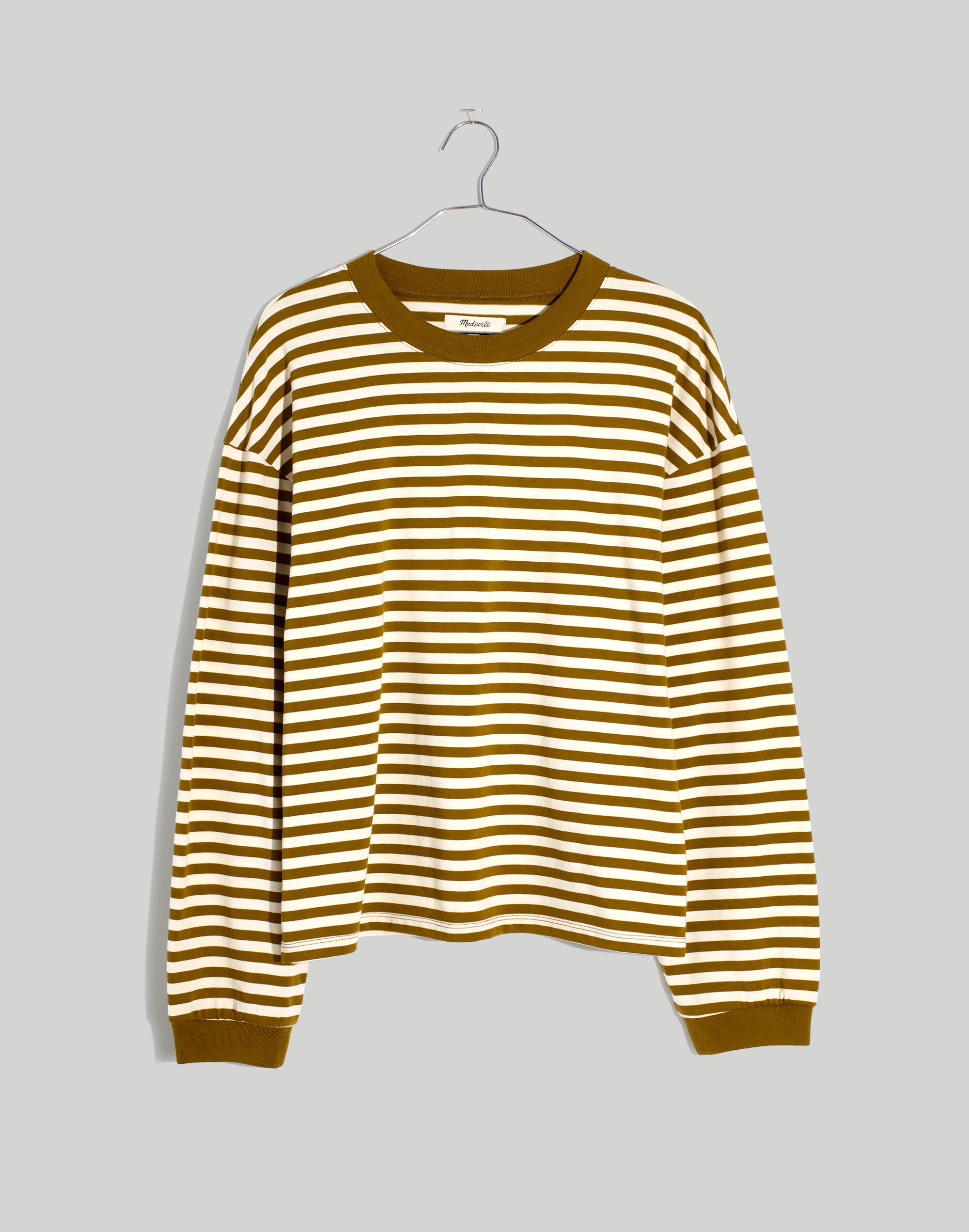 Supima® Cotton Essential Long-Sleeve Tee Zetta Stripe | Madewell