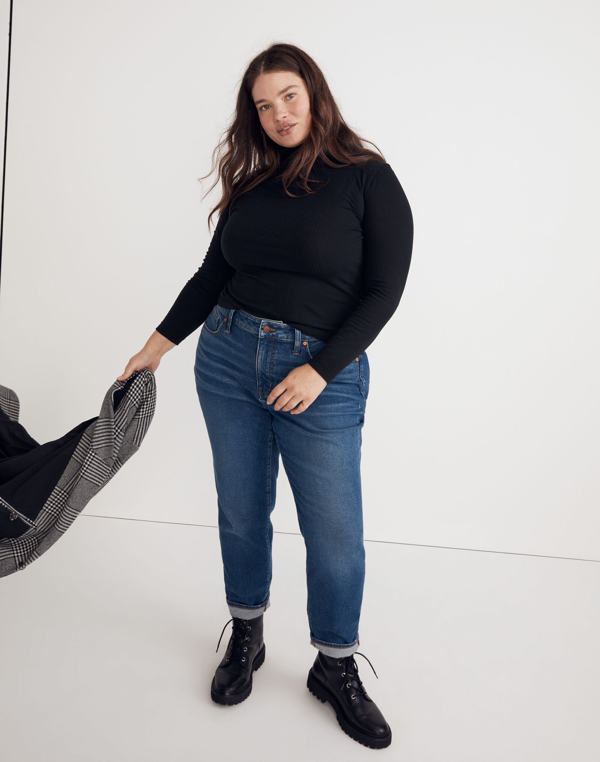 Plus Ribbed Turtleneck Top | Madewell