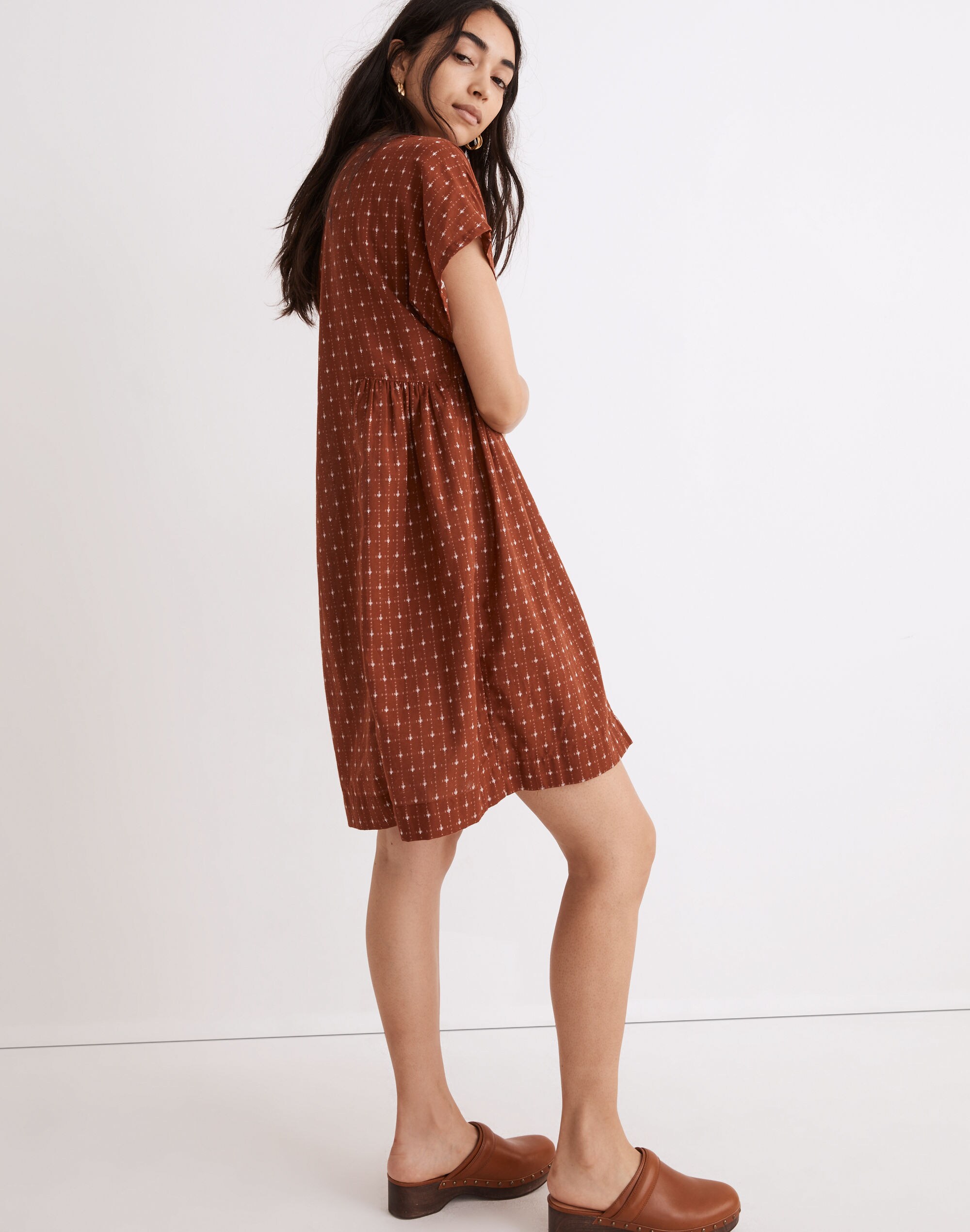 Jacquard Dolman-Sleeve Mini Dress | Madewell